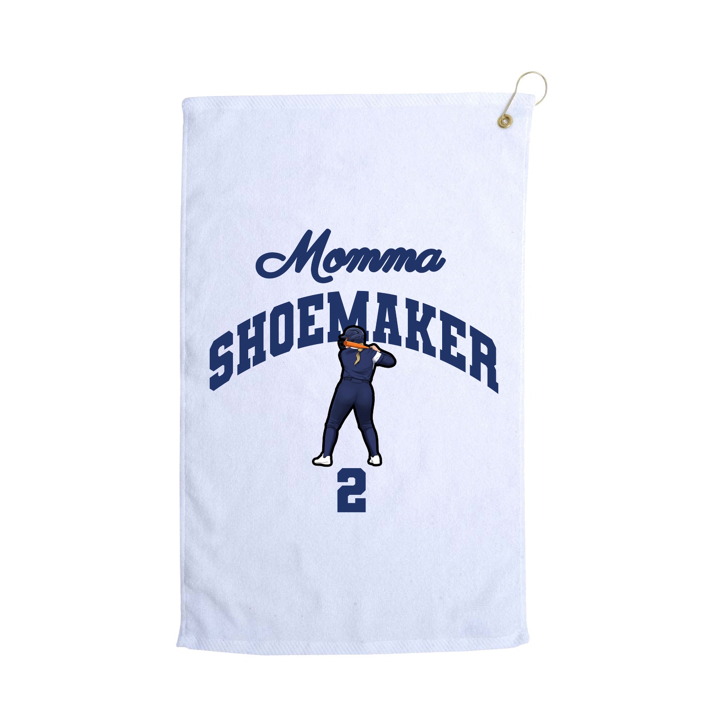 Golf Towel — Mothers Day Arch in White