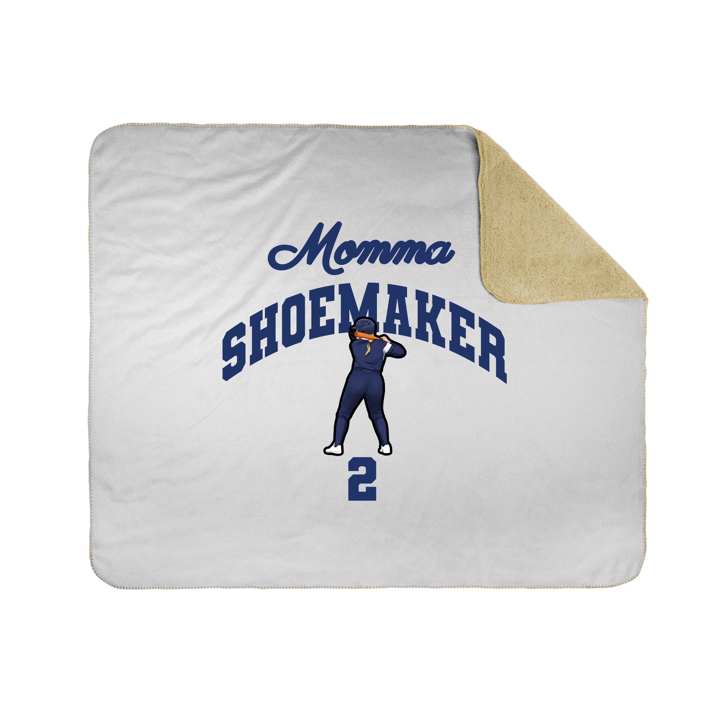 Throw Blanket — Mothers Day Arch in White