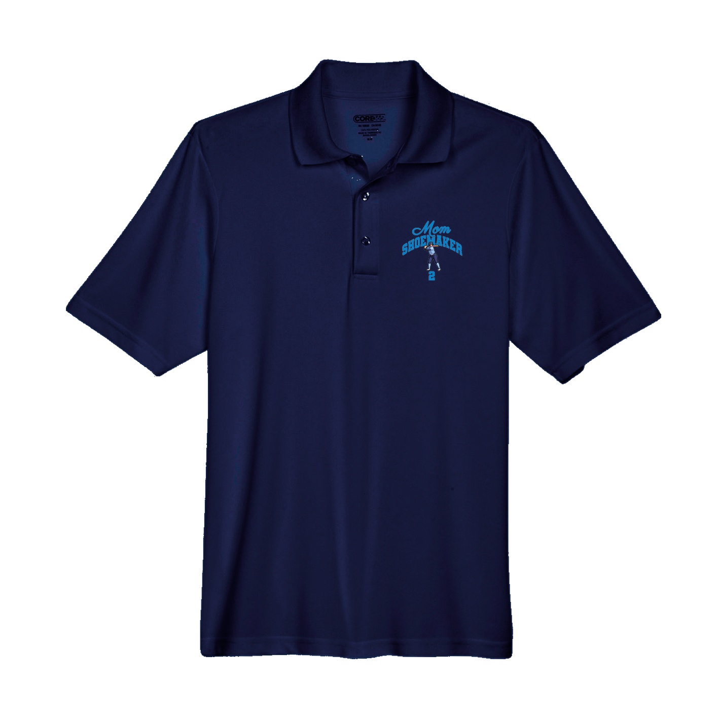 Performance Polo — Mothers Day Arch in Navy