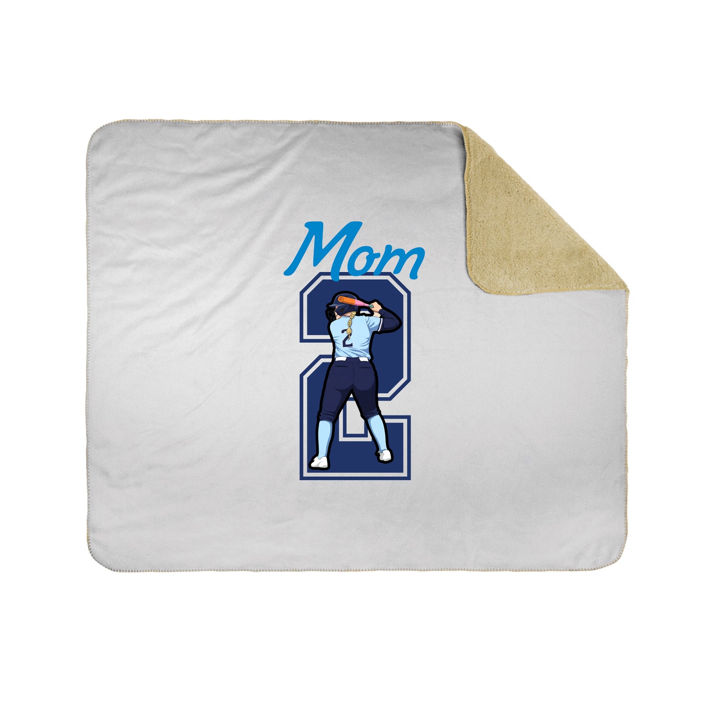 Throw Blanket — Mothers Day Shirsey in White