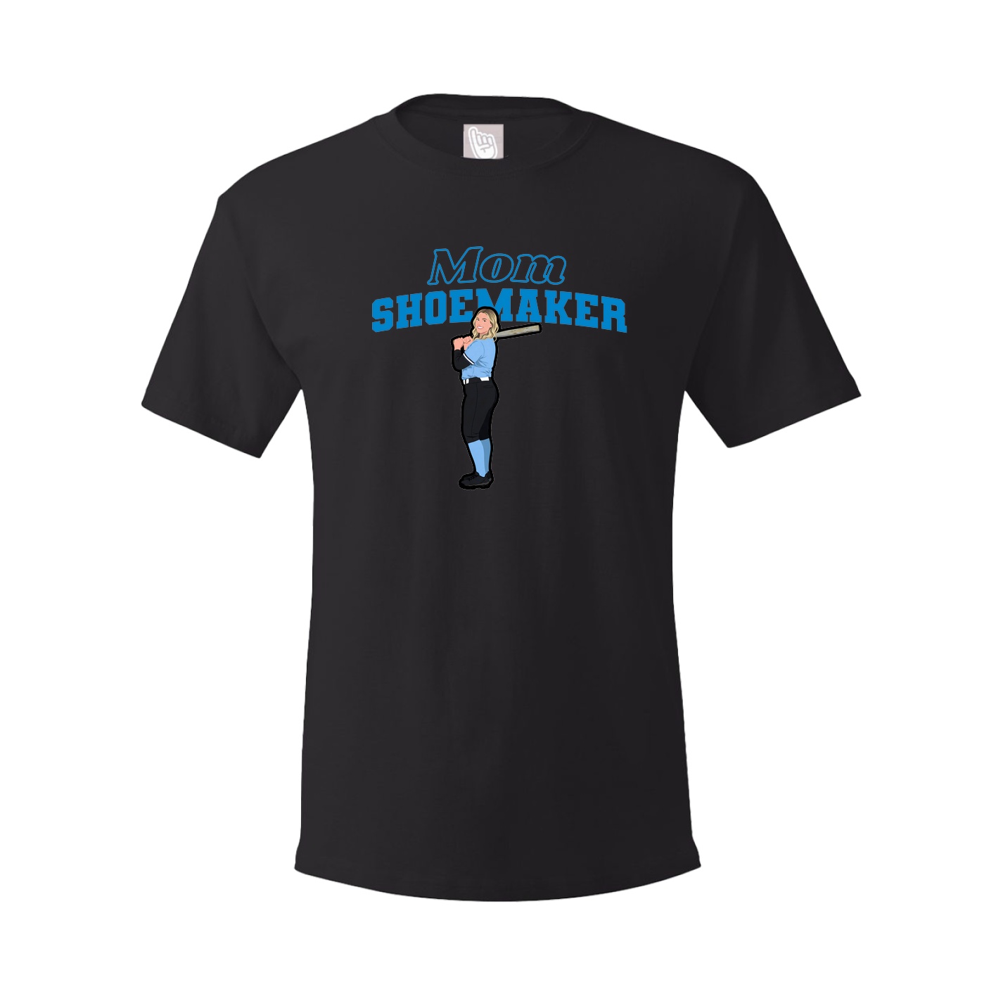 Youth Tee — Mothers Day Block in Black