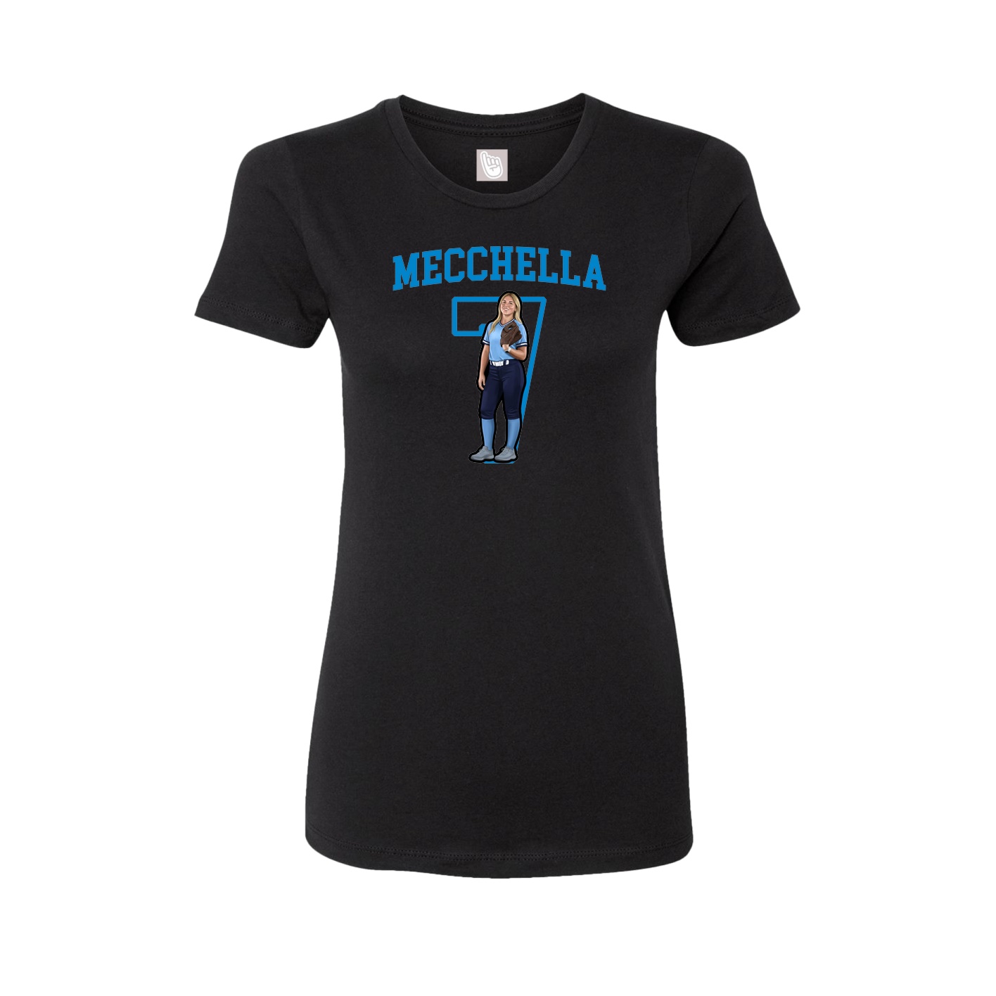 Fitted Women's Tee — Shirsey in Black