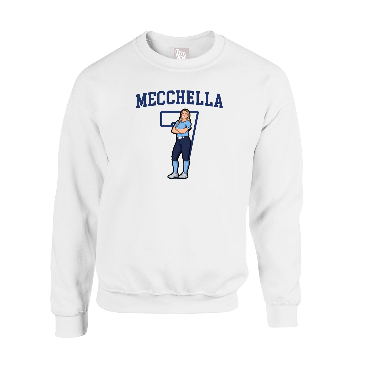 Fleece Crew — Shirsey in White