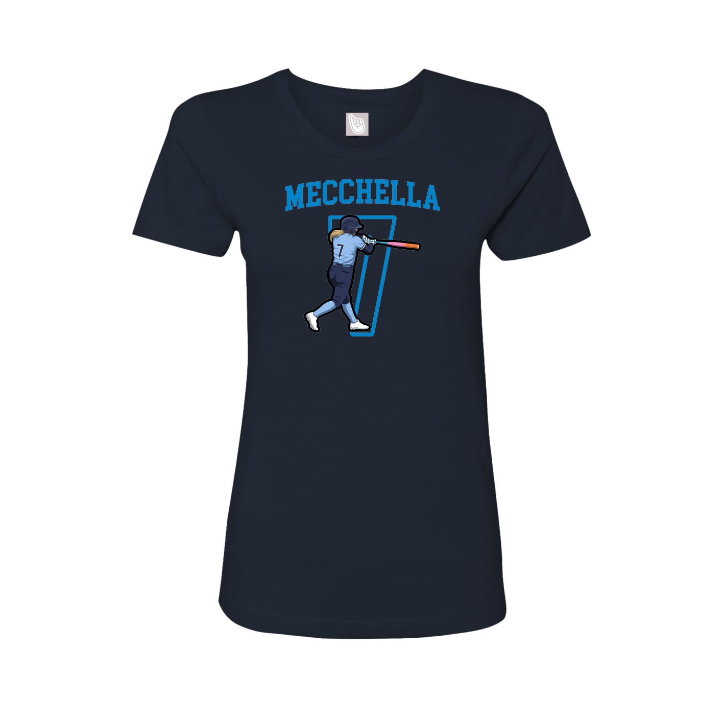 Fitted Women's Tee — Shirsey in Navy