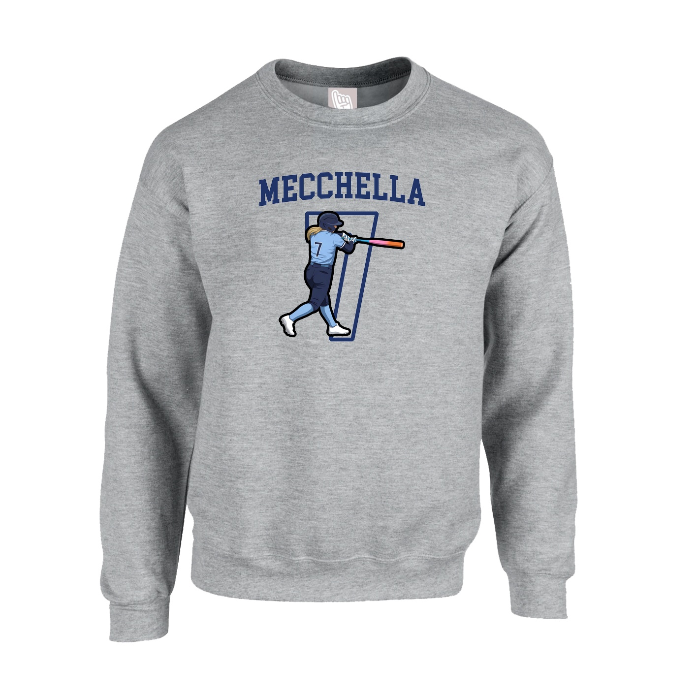 Fleece Crew — Shirsey in Grey