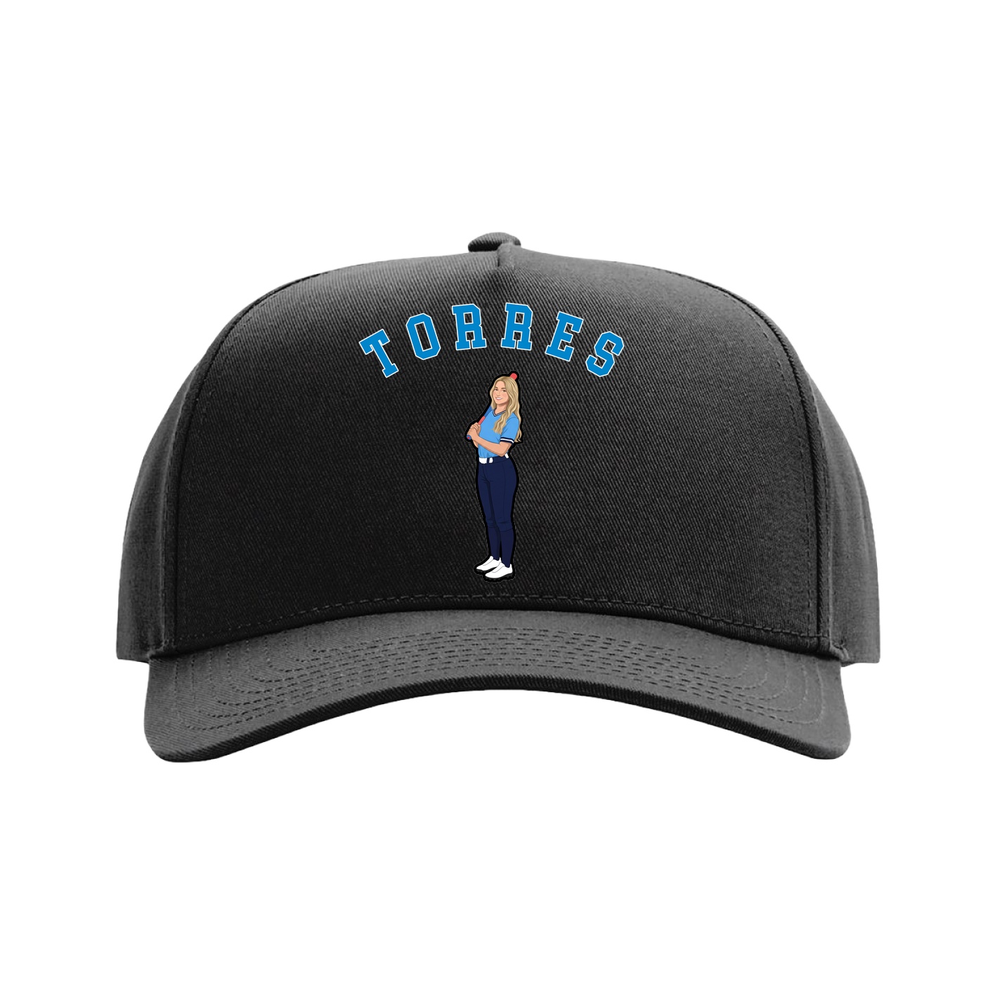 Full Fabric Five-Panel Champ Cap