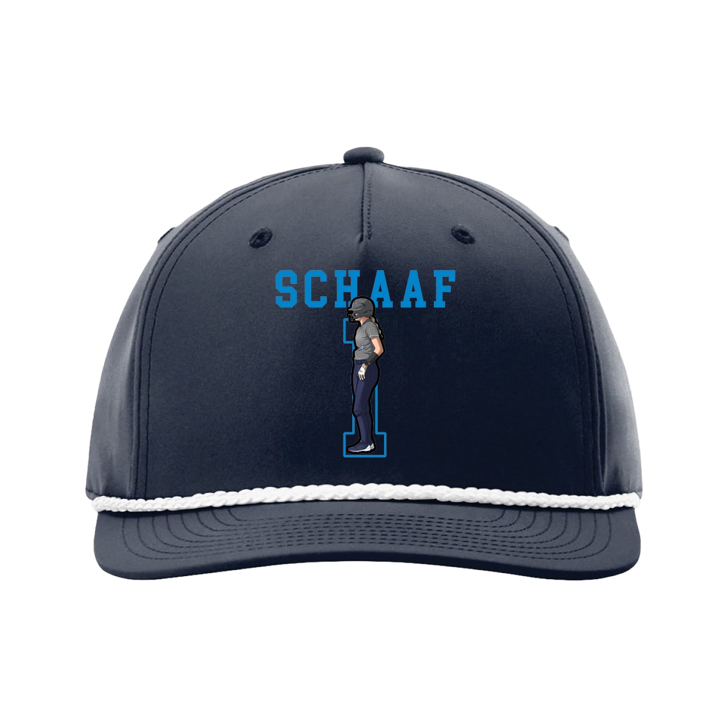 Five-Panel Classic Rope Cap — Shirsey in Navy
