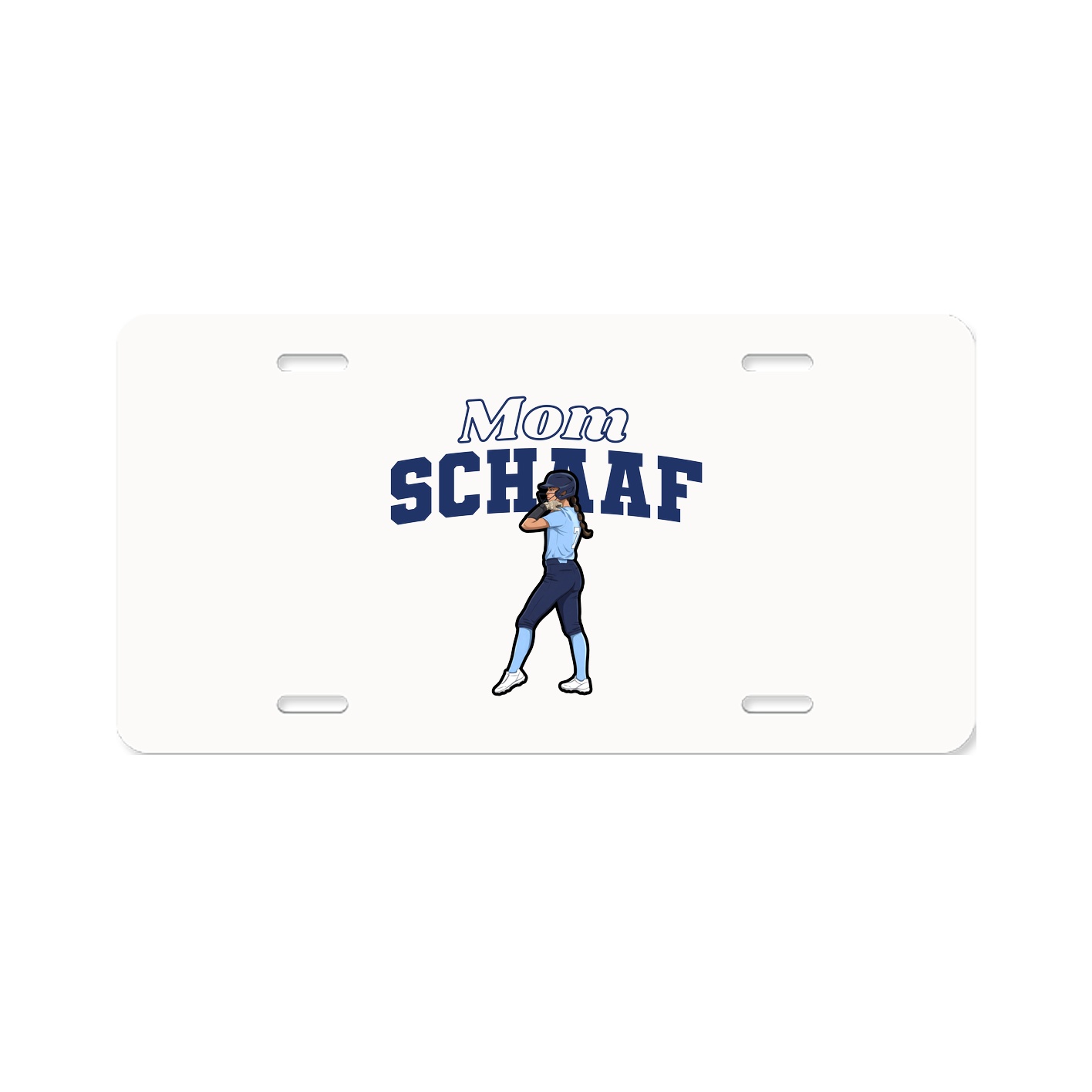 License Plate — Mothers Day Block in Classic