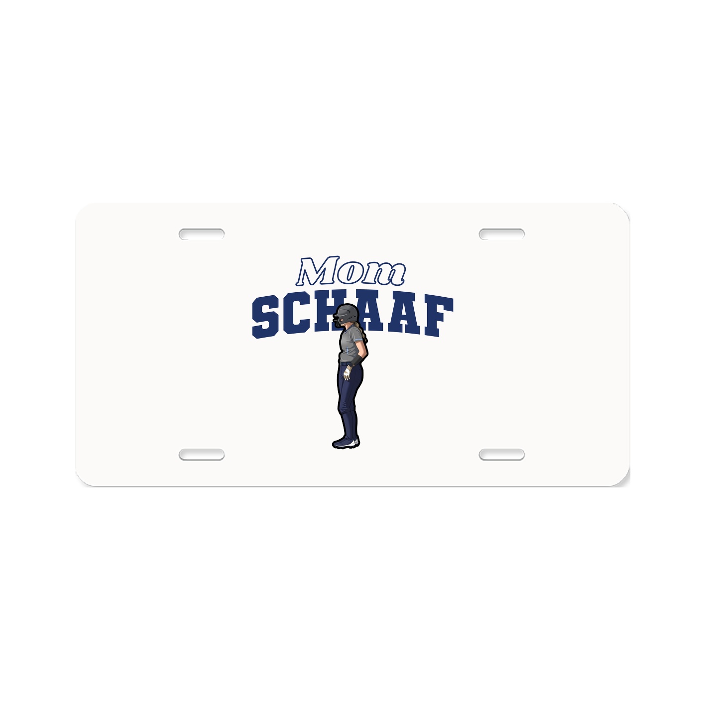 License Plate — Mothers Day Block in Classic