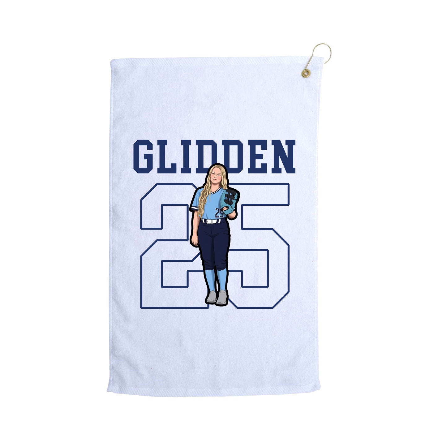 Golf Towel — Shirsey in White