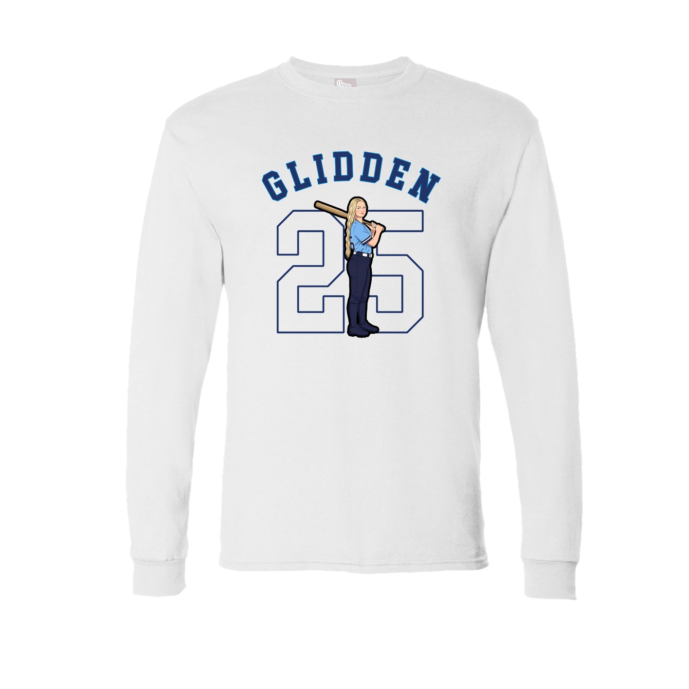 Long Sleeve Tee — Shirsey Arch in White
