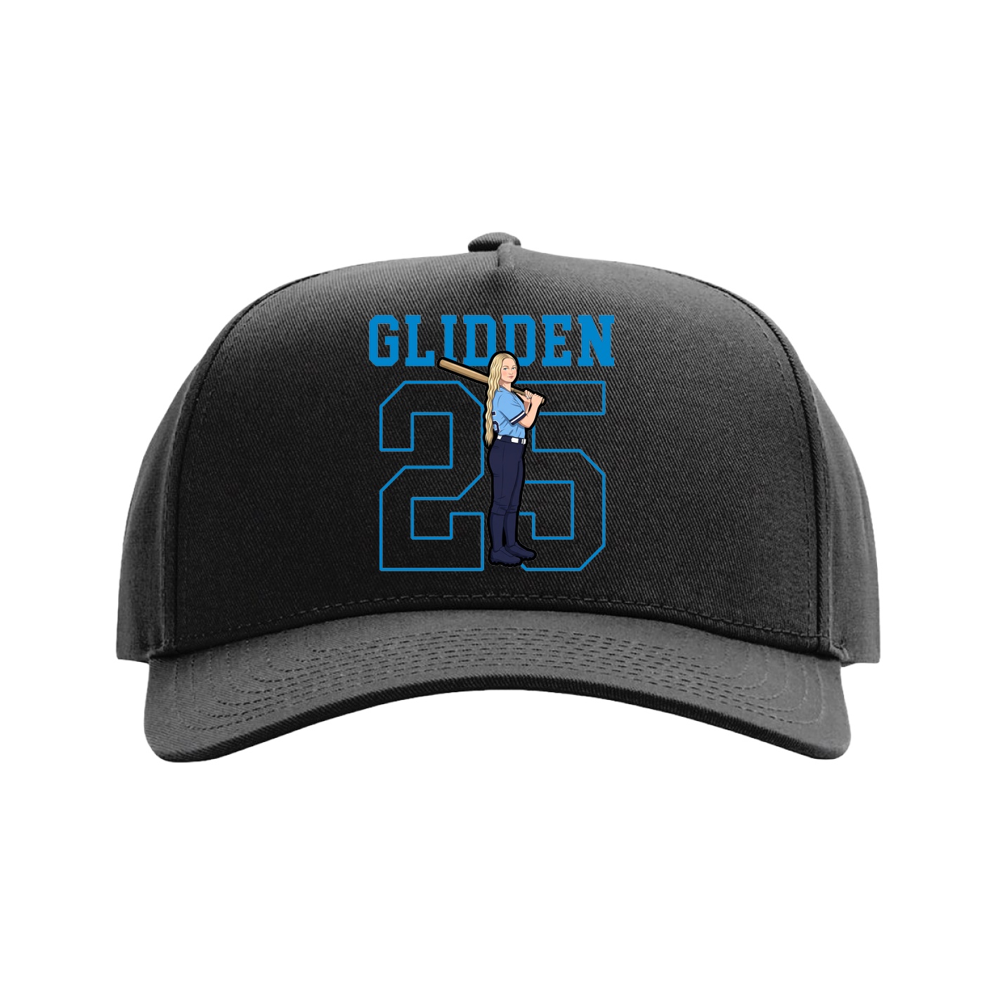 Full Fabric Five-Panel Champ Cap