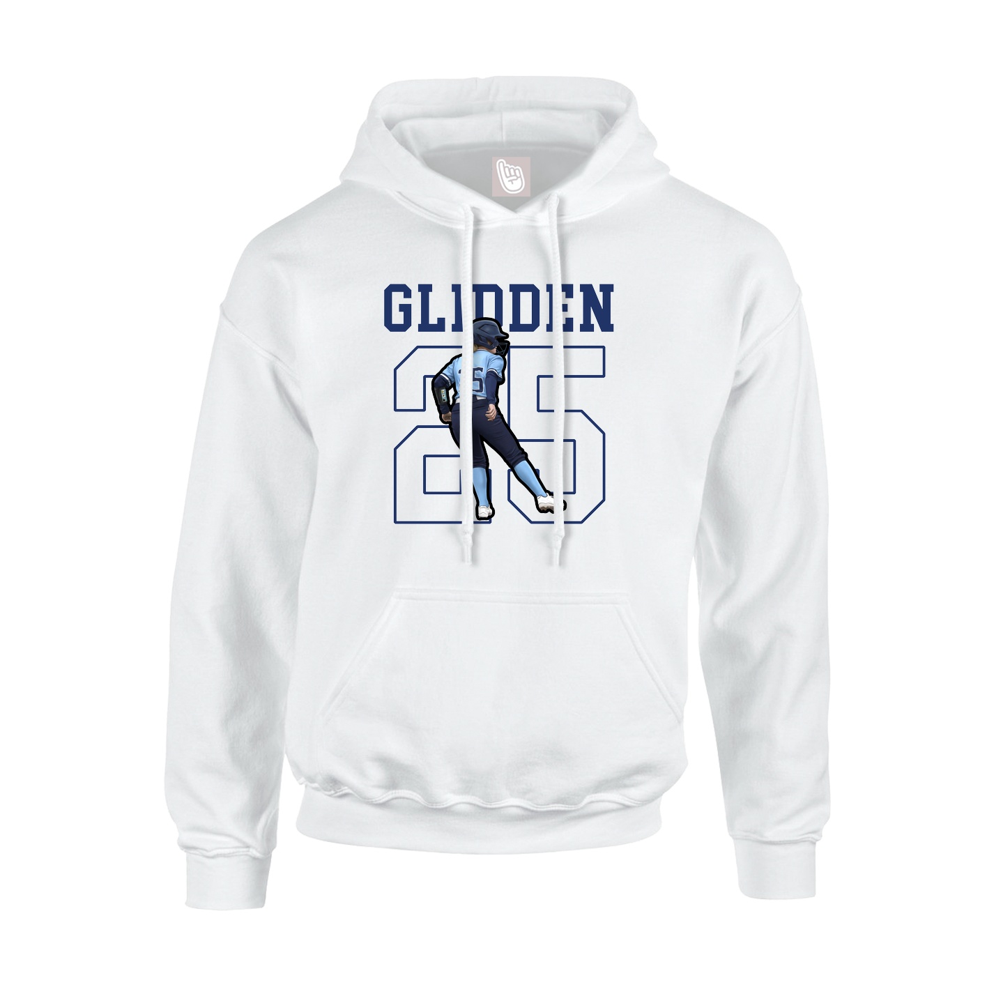 Hoodie — Shirsey in White
