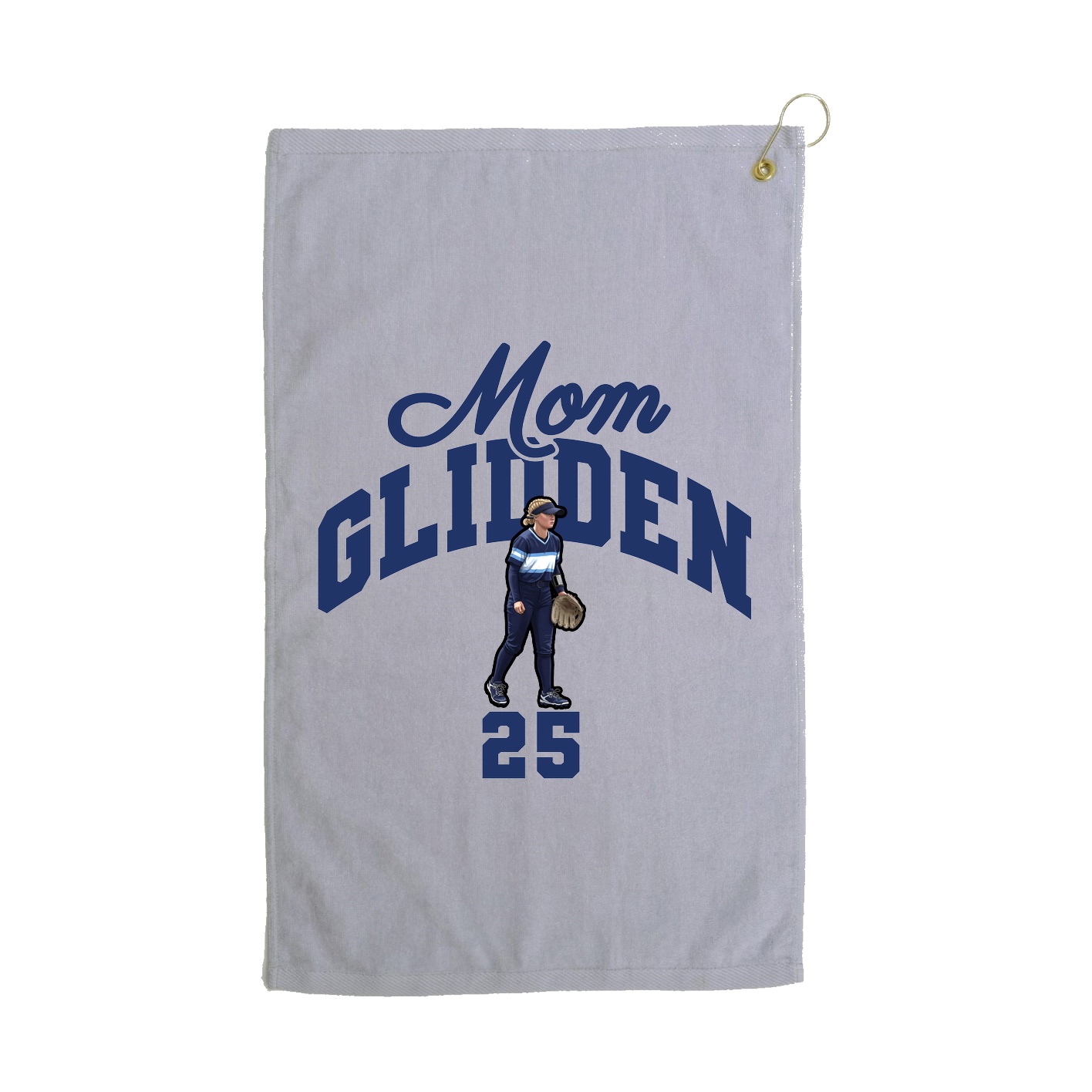 Golf Towel — Mothers Day Arch in Grey