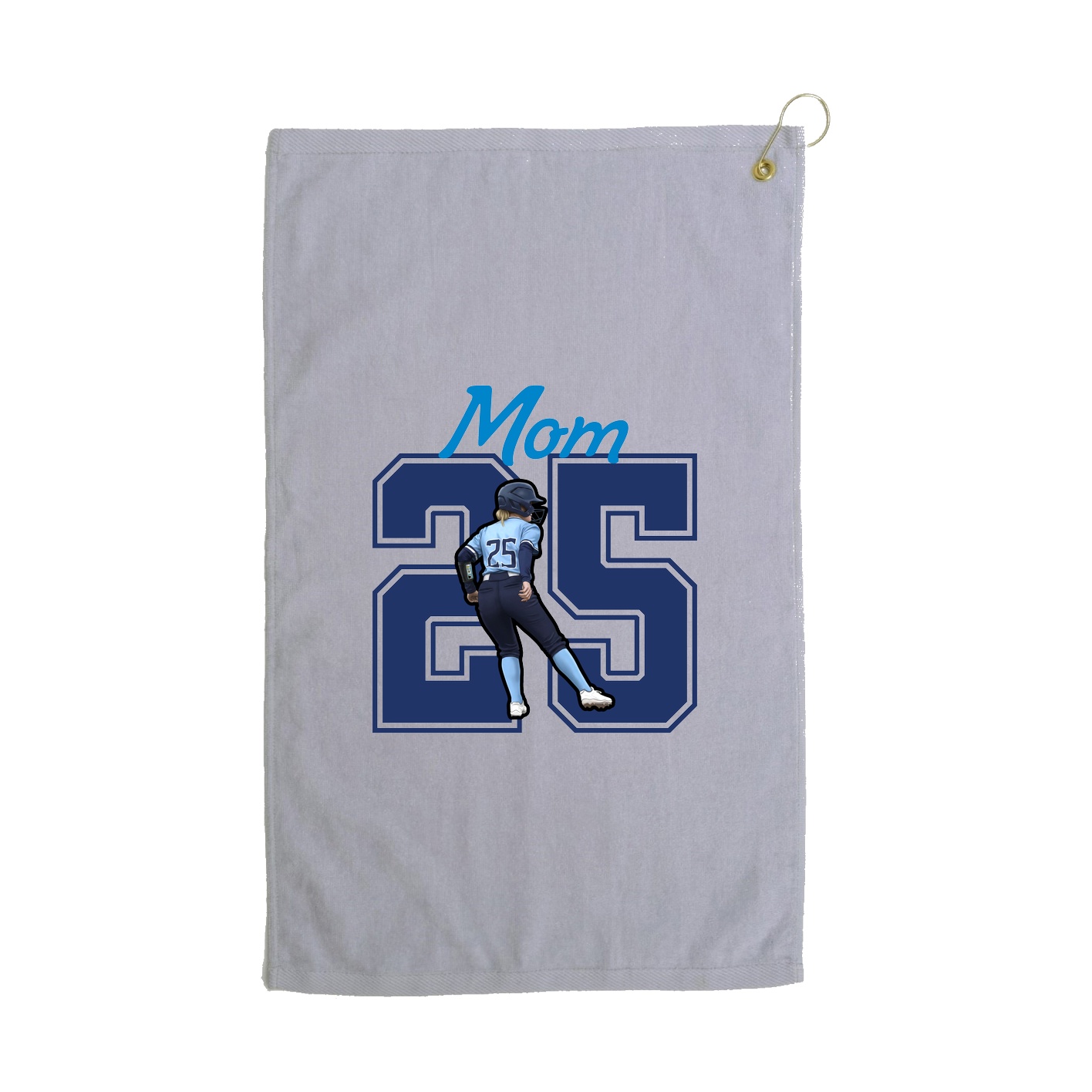 Golf Towel — Mothers Day Shirsey in Grey