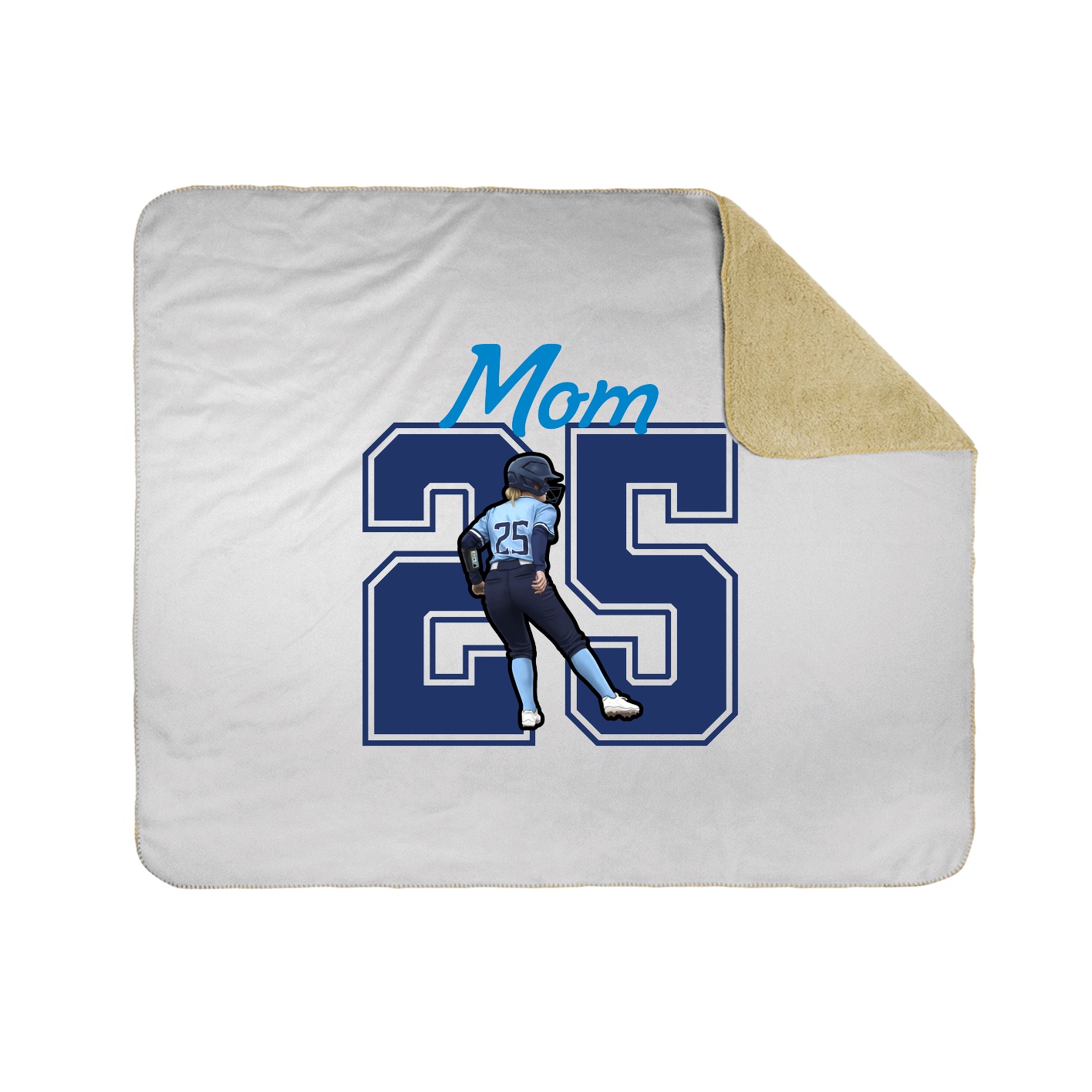 Throw Blanket — Mothers Day Shirsey in White