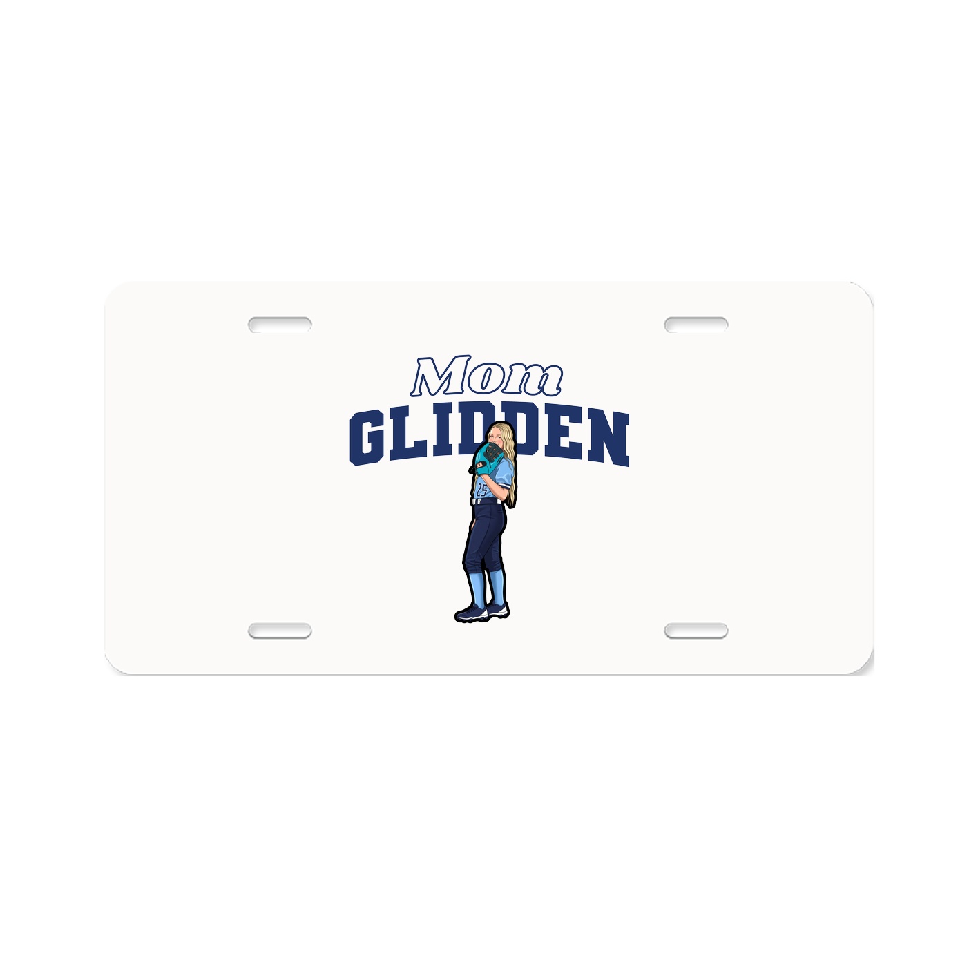 License Plate — Mothers Day Block in Classic