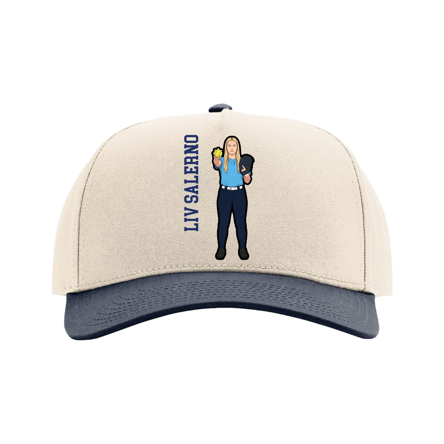 Full Fabric Five-Panel Champ Cap