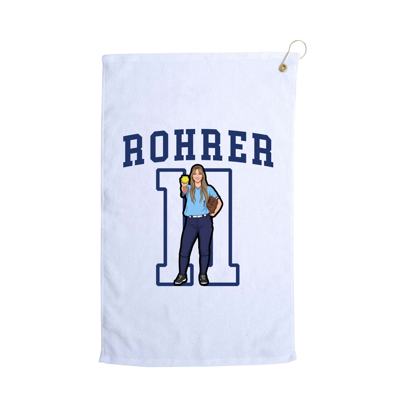 Golf Towel — Shirsey in White