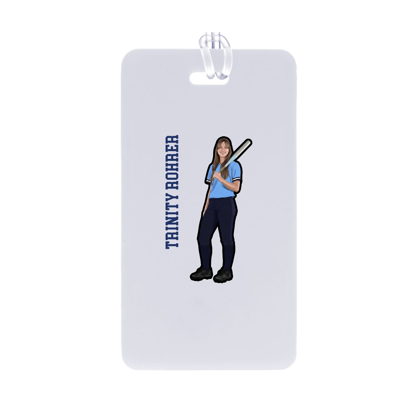 Bag Tag — Name Vertical in Classic