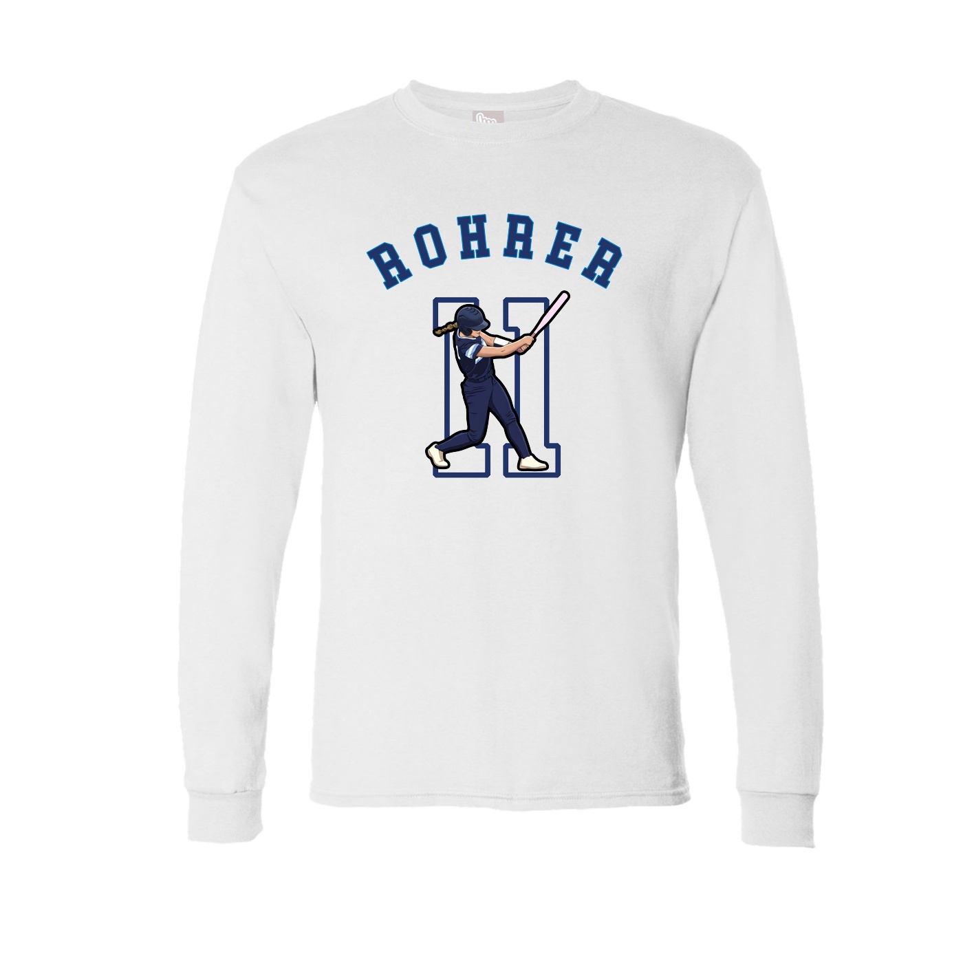 Long Sleeve Tee — Shirsey Arch in White
