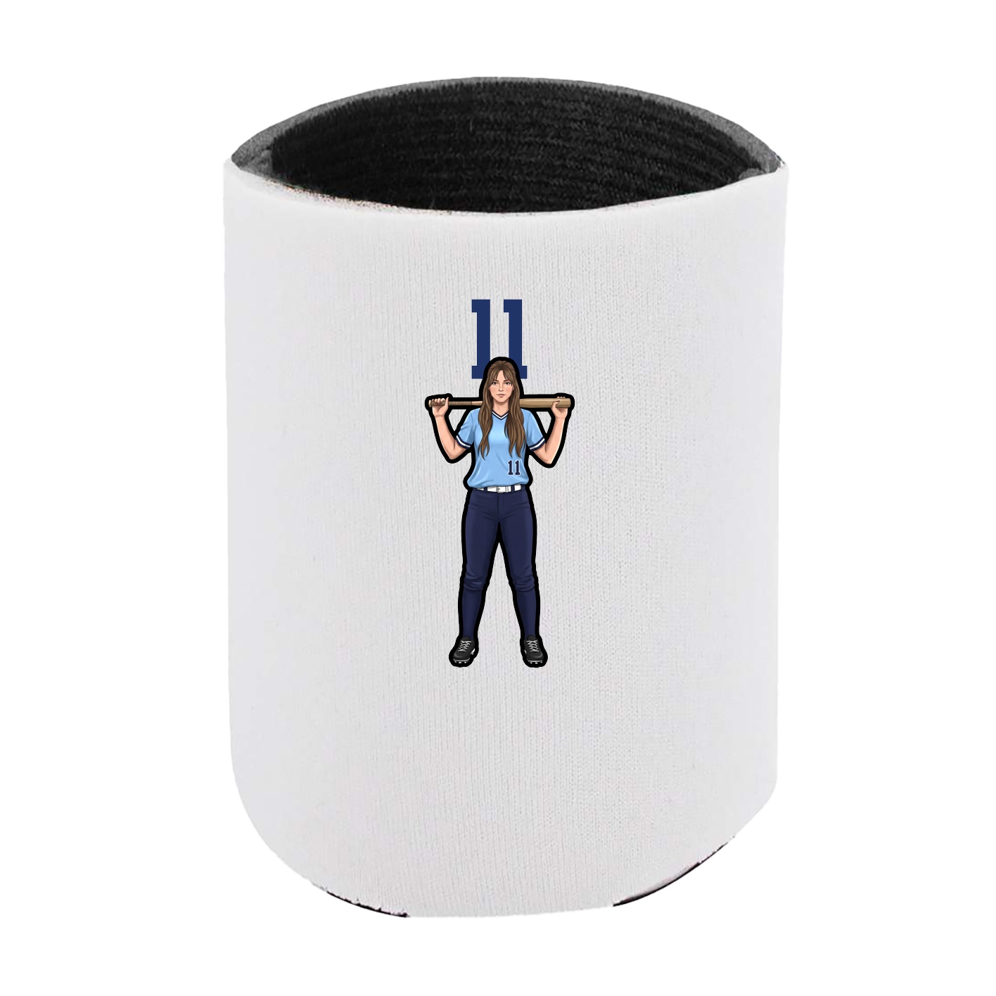 Can Holder — Number Top in White