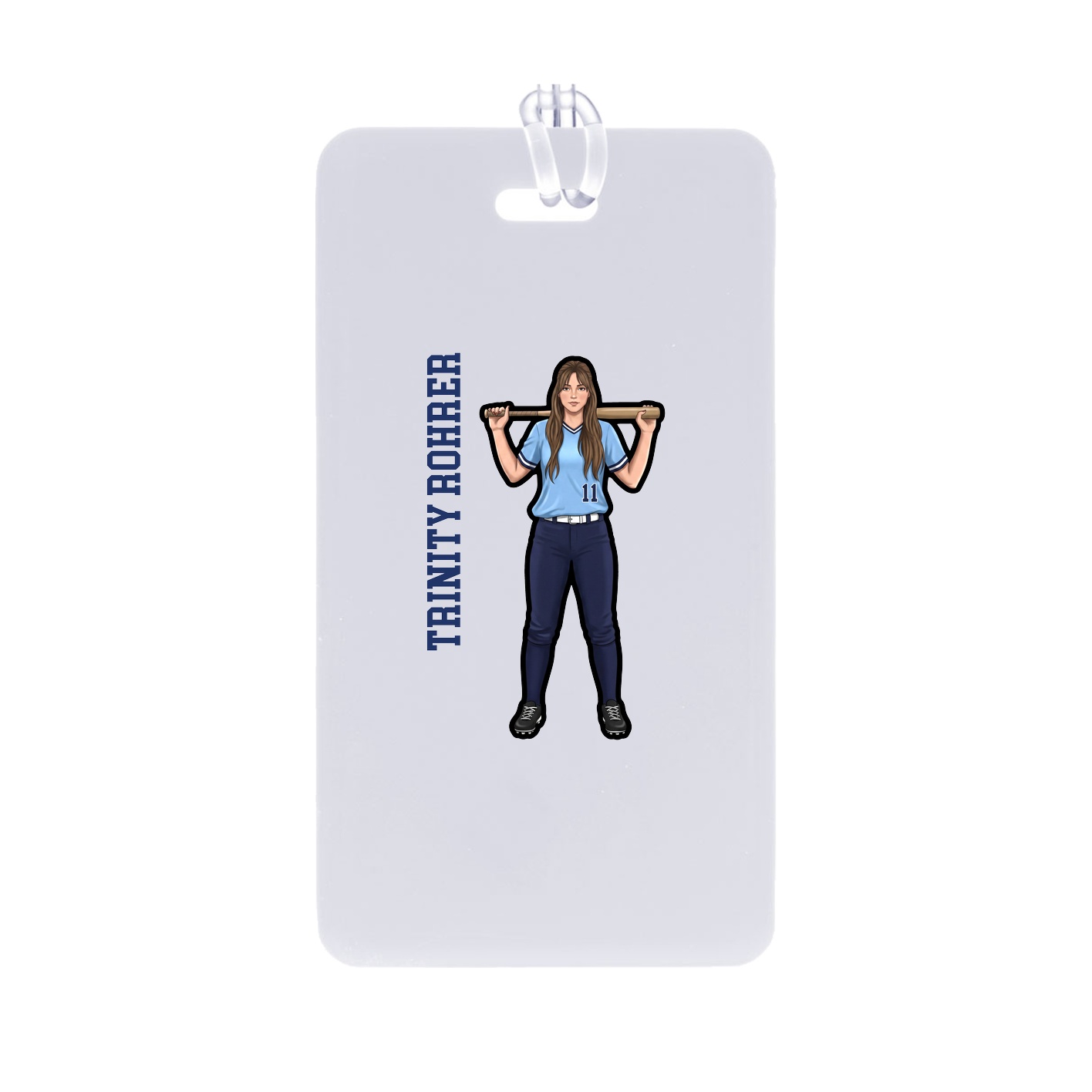Bag Tag — Name Vertical in Classic