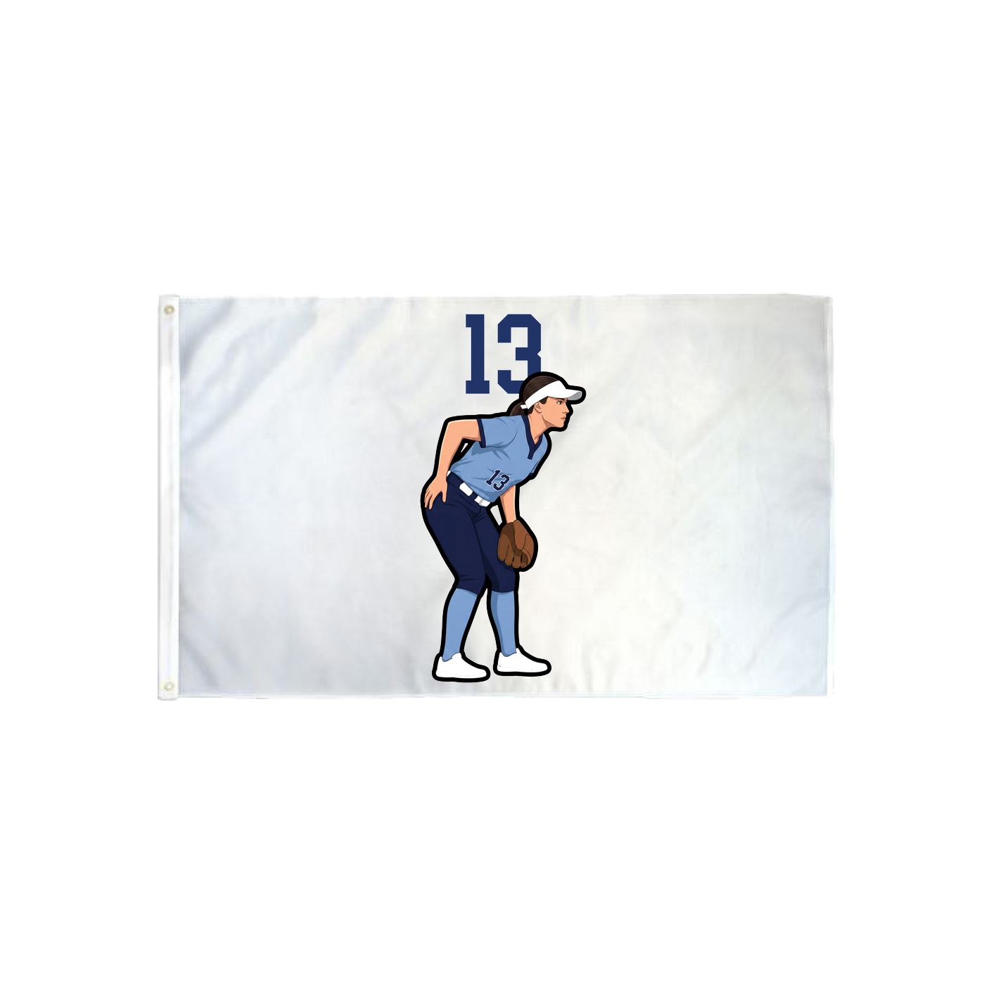 3x5 Flag — Number Top in Classic