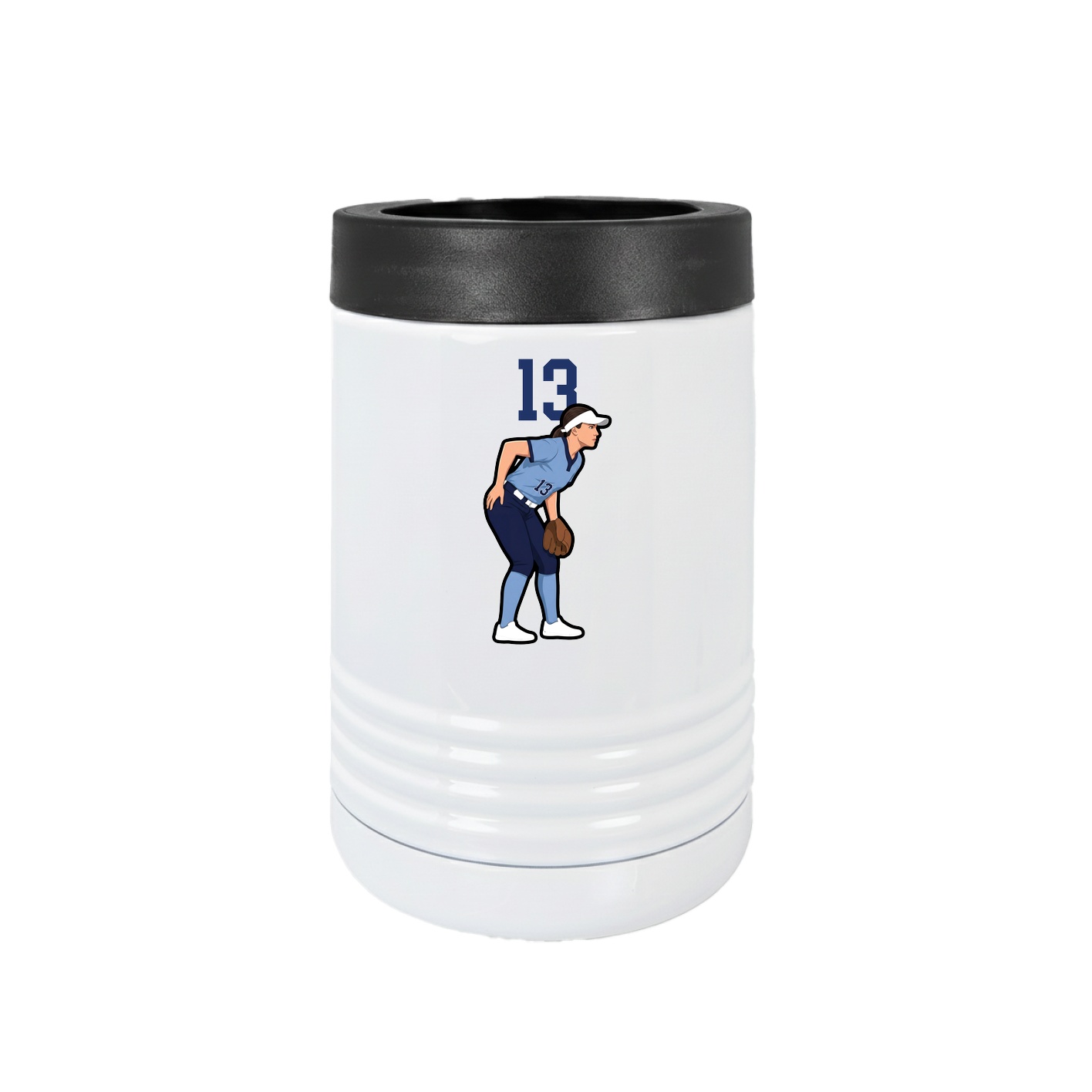 Beverage Holder — Number Top in White