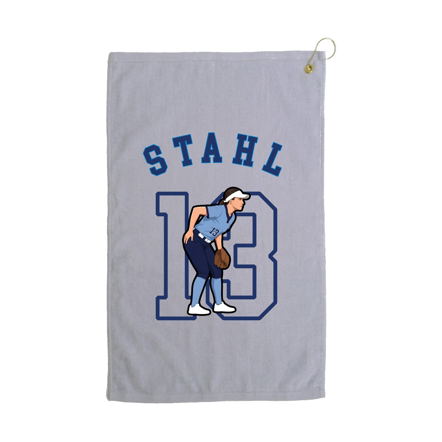 Golf Towel — Shirsey Arch in Grey