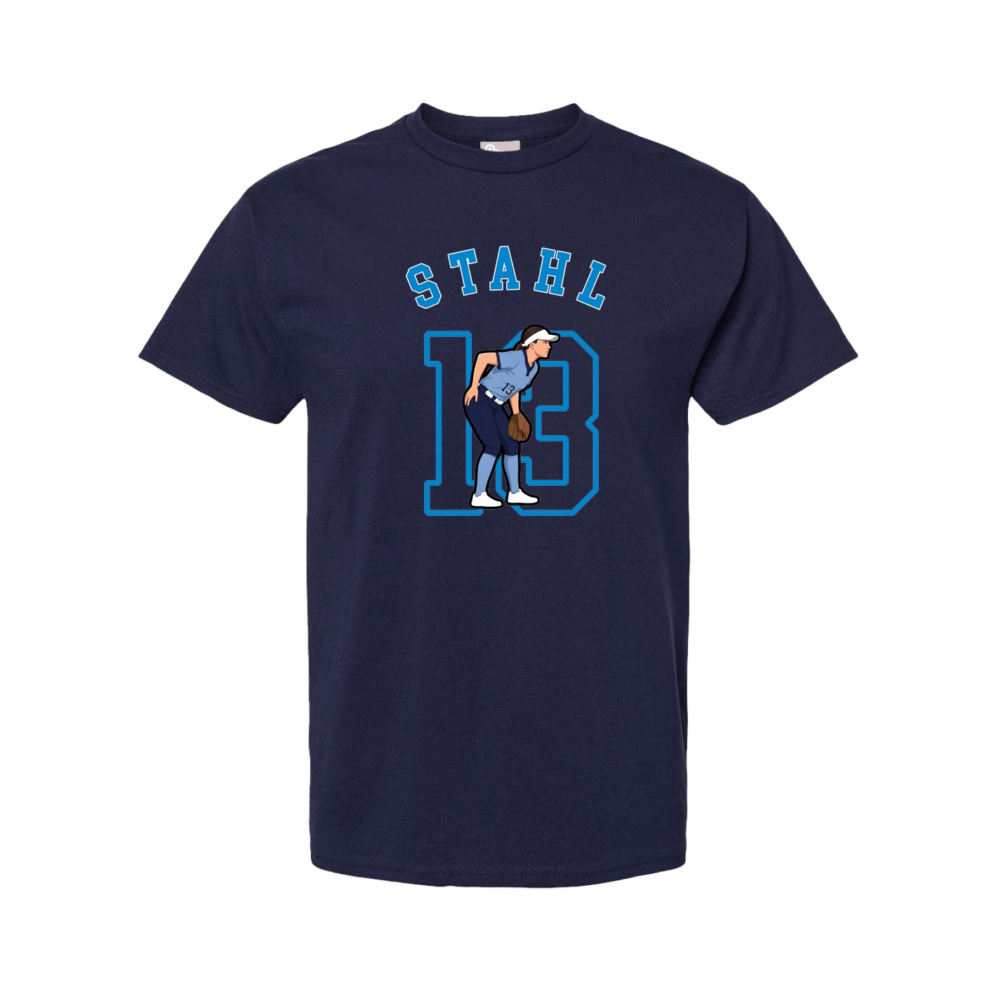 Youth Tee — Shirsey Arch in Navy