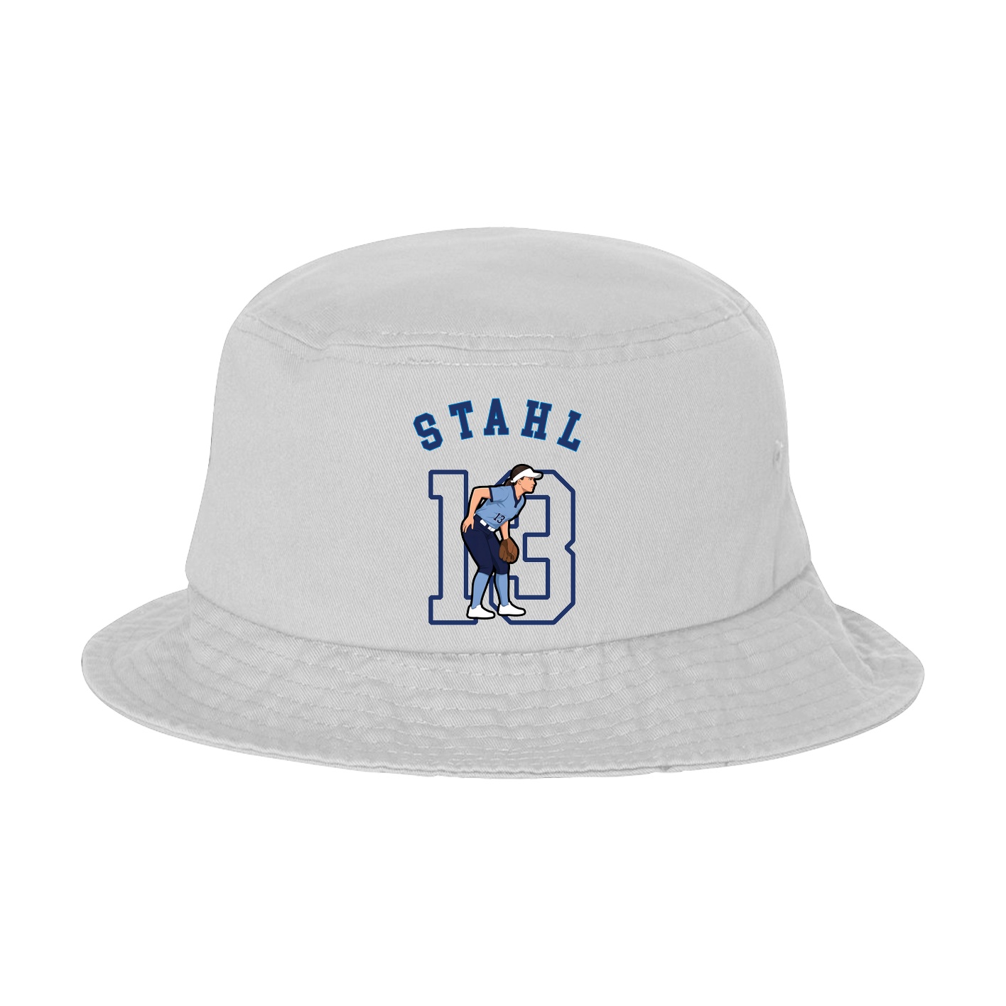 Bucket Cap — Shirsey Arch in White