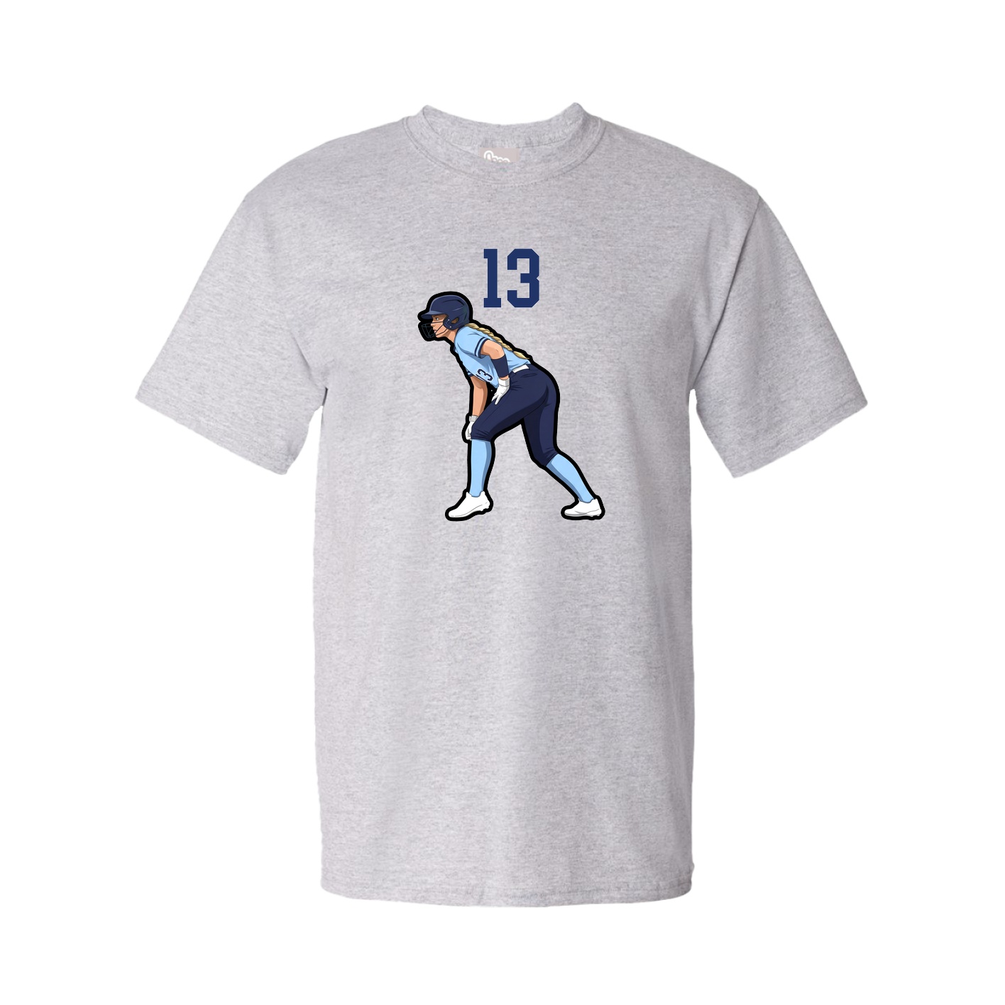 Tee — Number Top in Grey