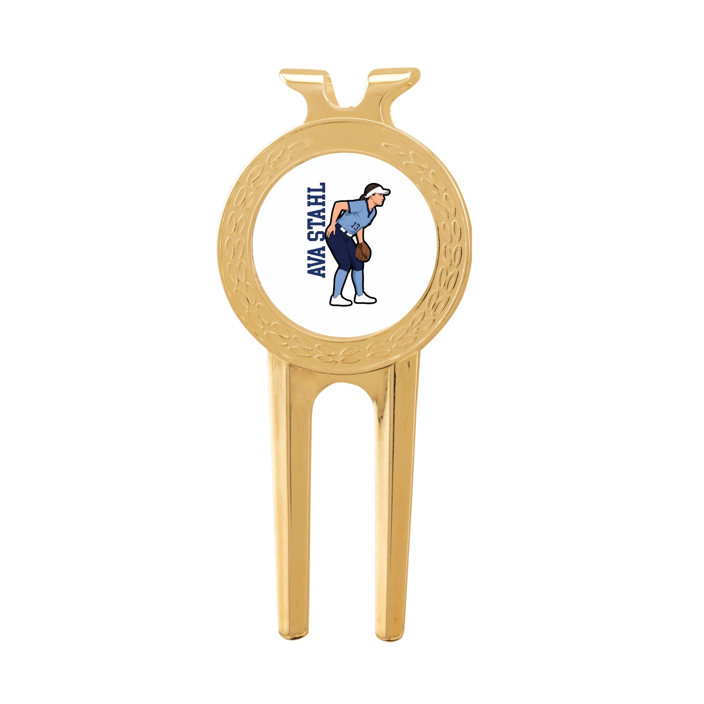 Divot Tool with Ball Marker — Name Vertical in Classic