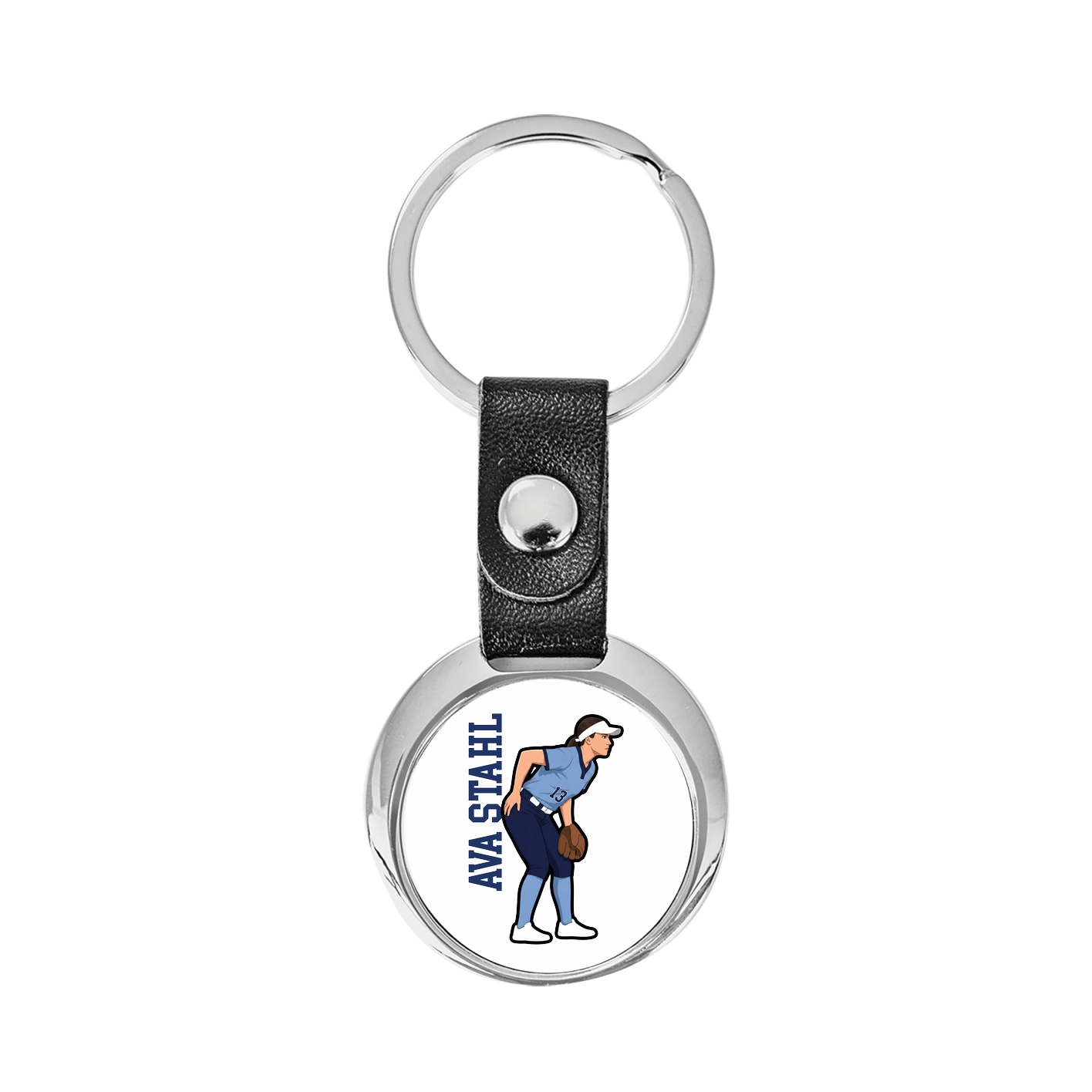 Key Chain — Name Vertical in Classic