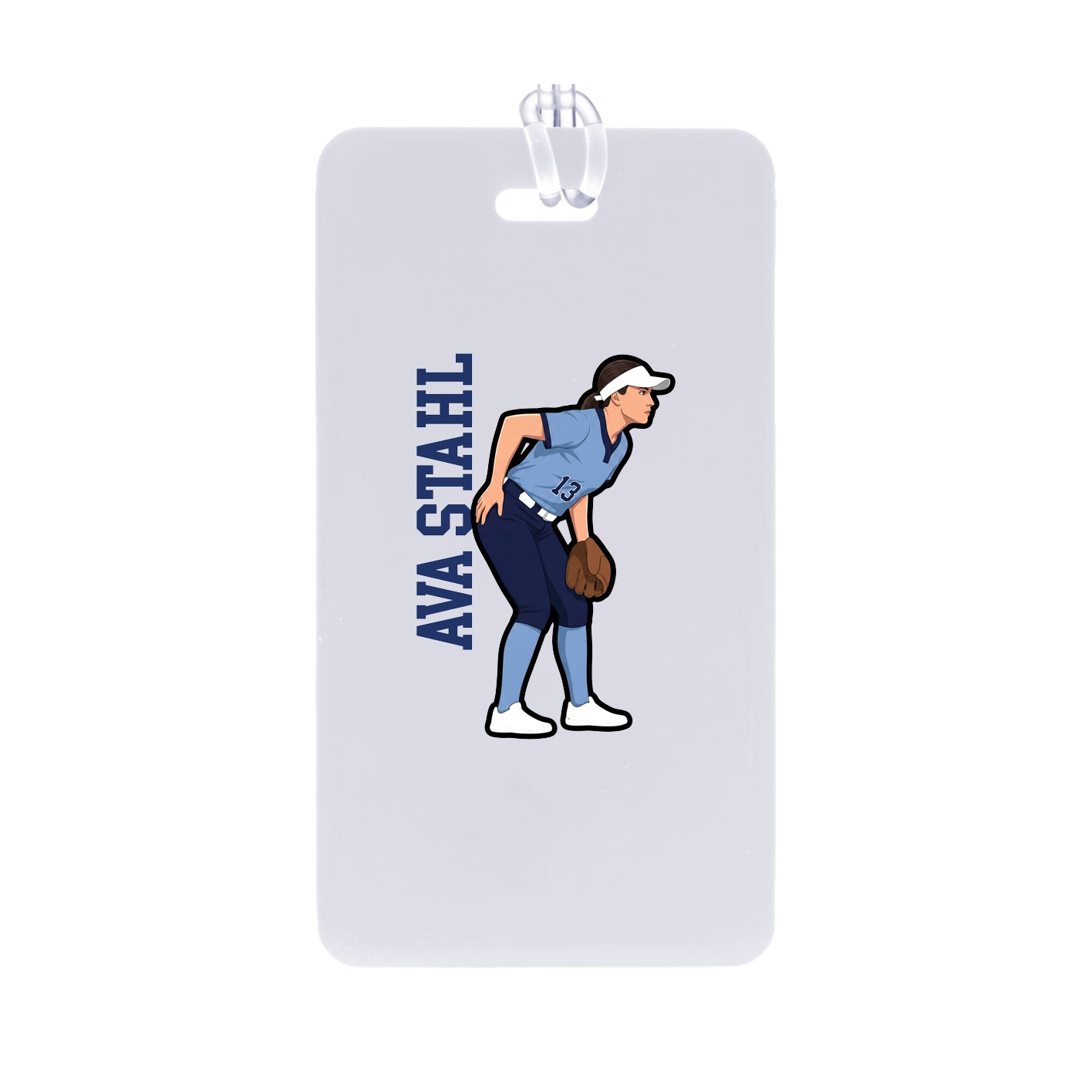 Bag Tag — Name Vertical in Classic