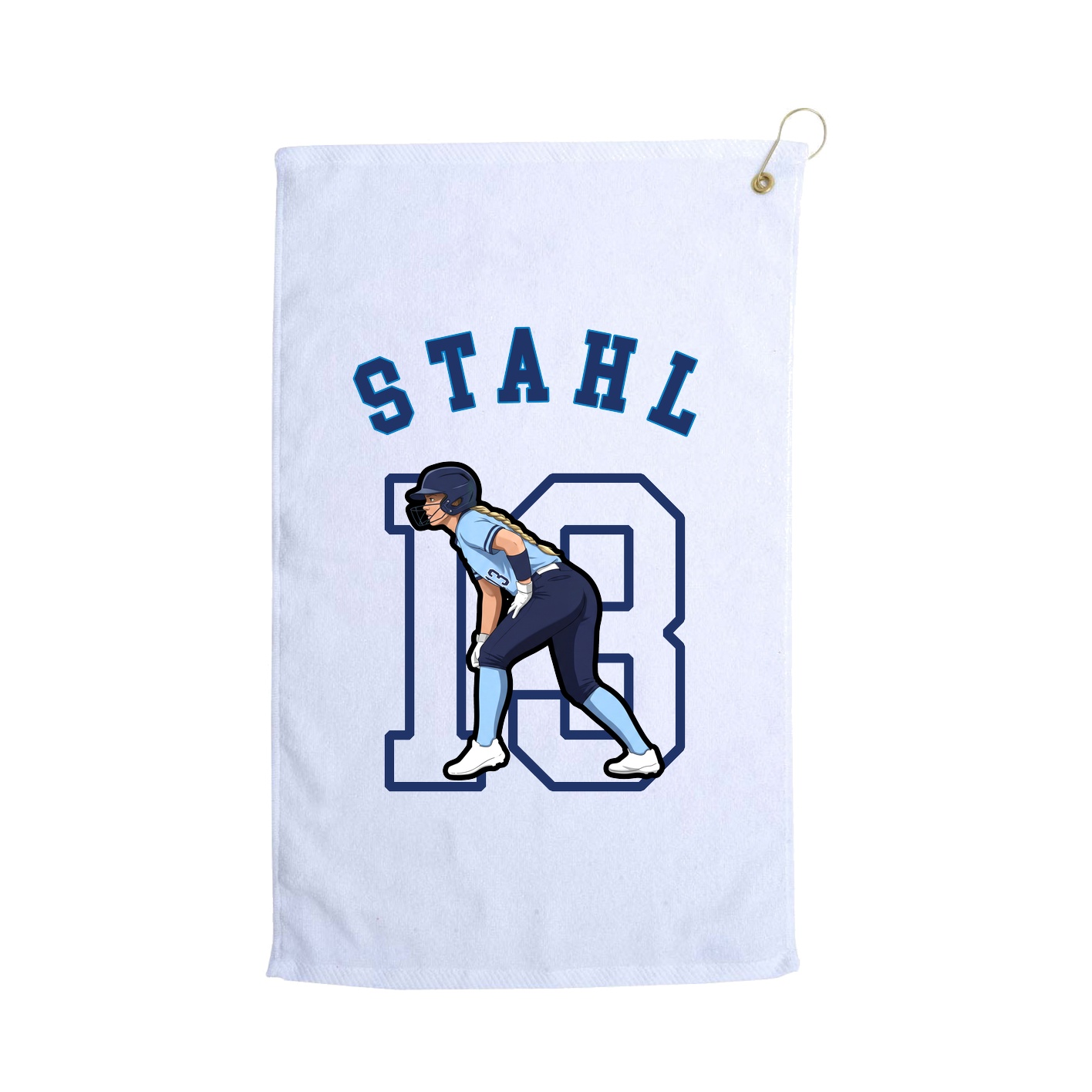 Golf Towel — Shirsey Arch in White