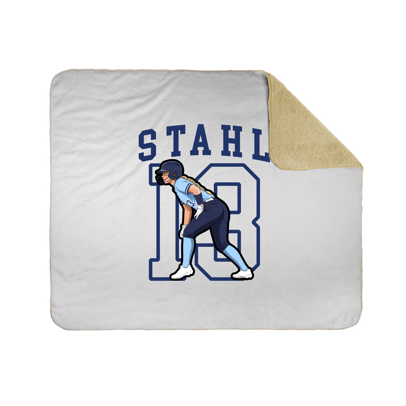Throw Blanket — Shirsey in White