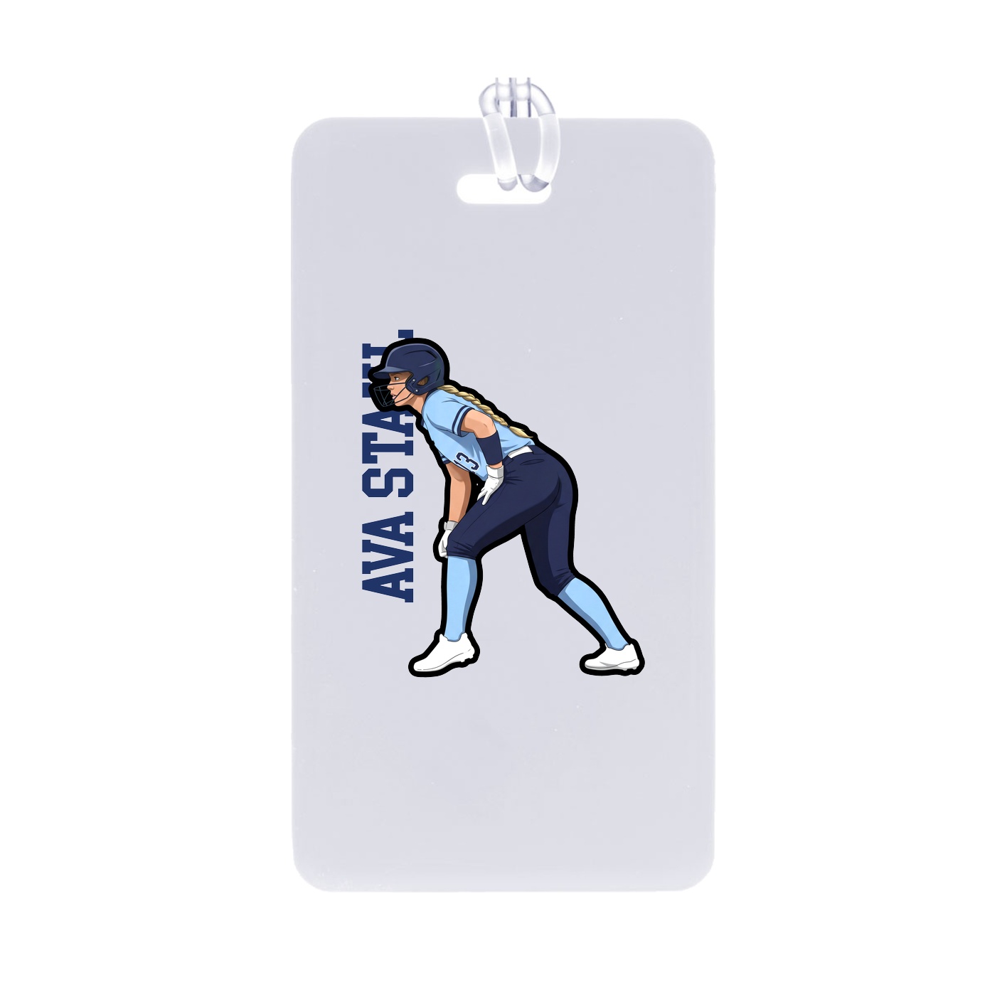 Bag Tag — Name Vertical in Classic