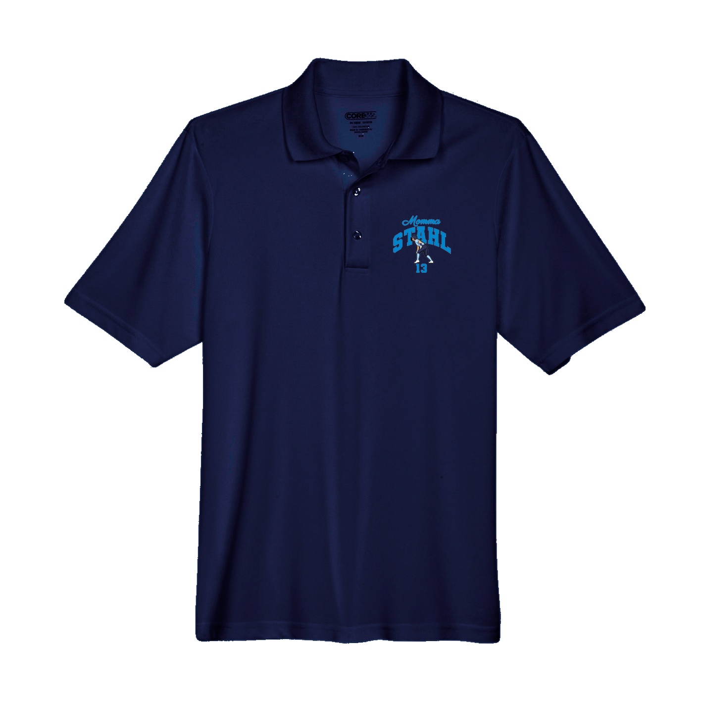 Performance Polo — Mothers Day Arch in Navy