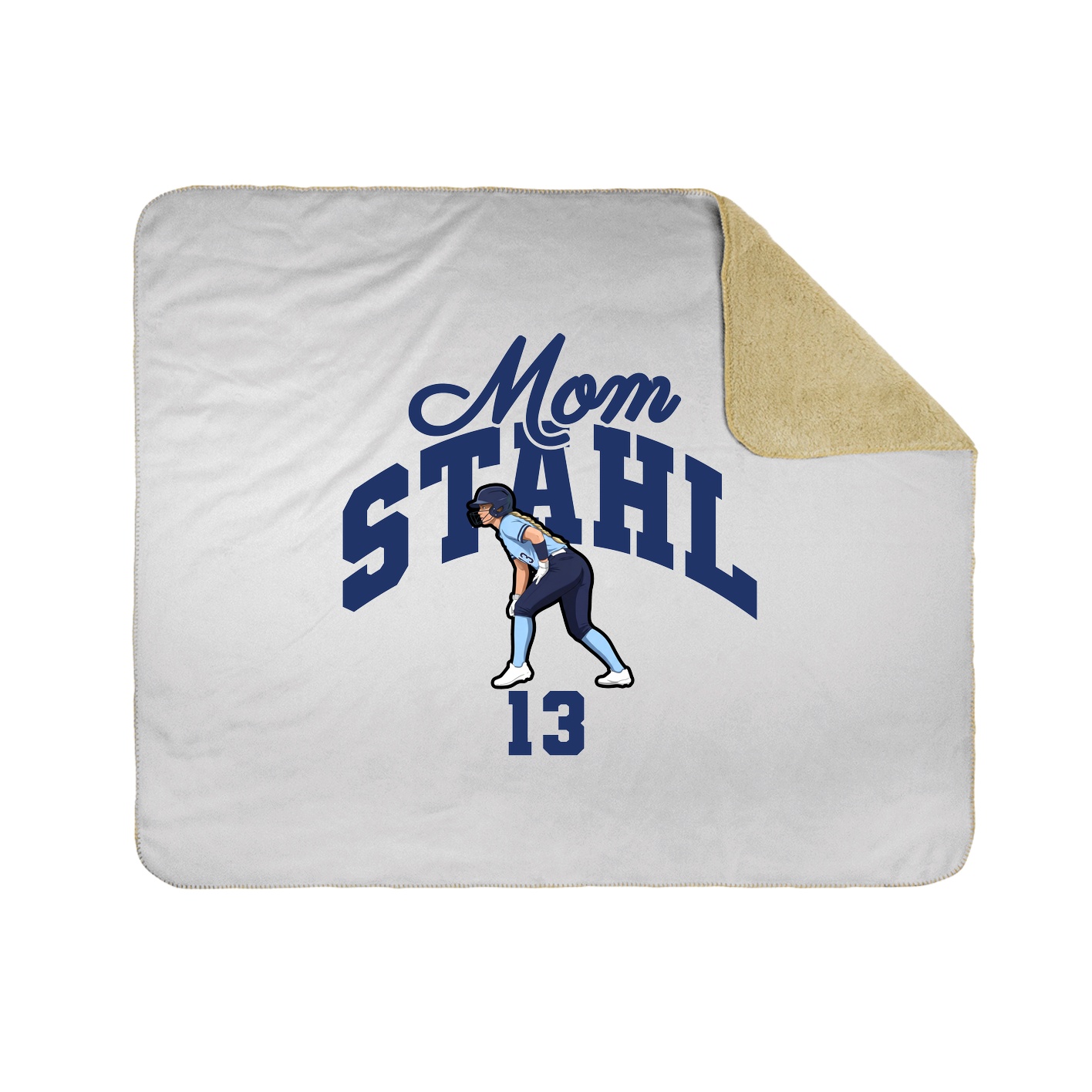 Throw Blanket — Mothers Day Arch in White