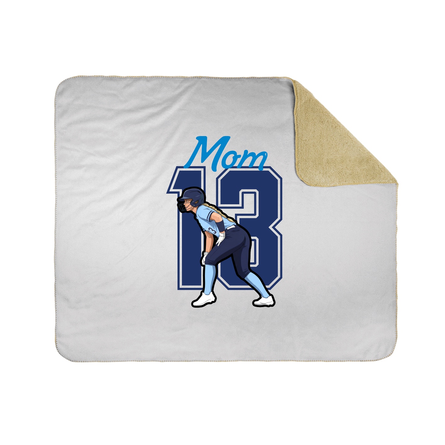Throw Blanket — Mothers Day Shirsey in White