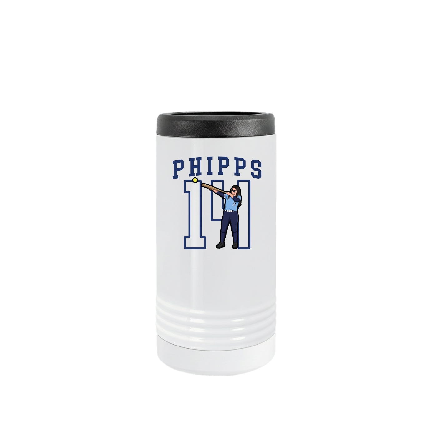 Slim Beverage Holder — Shirsey in White