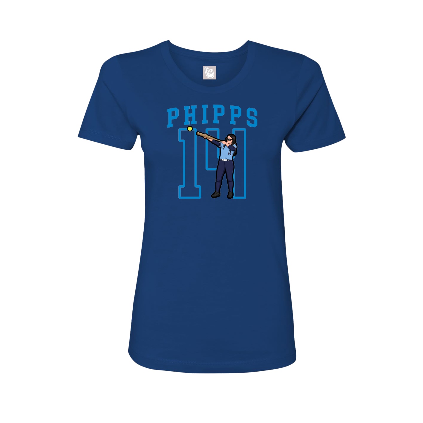 Fitted Women's Tee — Shirsey in Royal