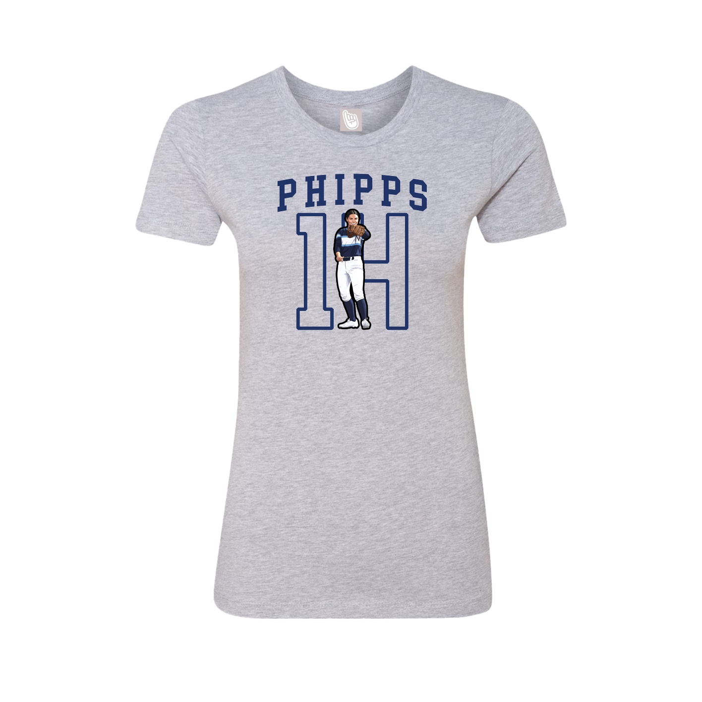 Fitted Women's Tee — Shirsey in Grey