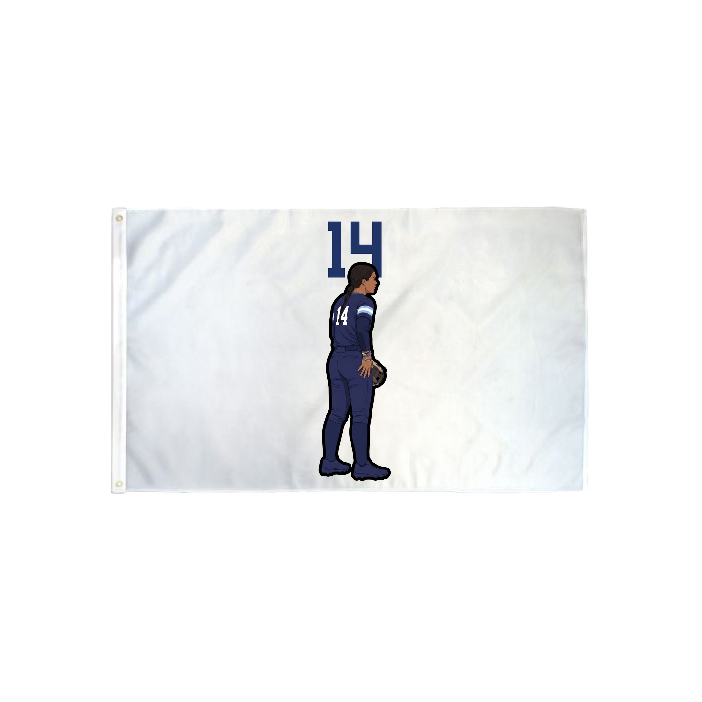 3x5 Flag — Number Top in Classic