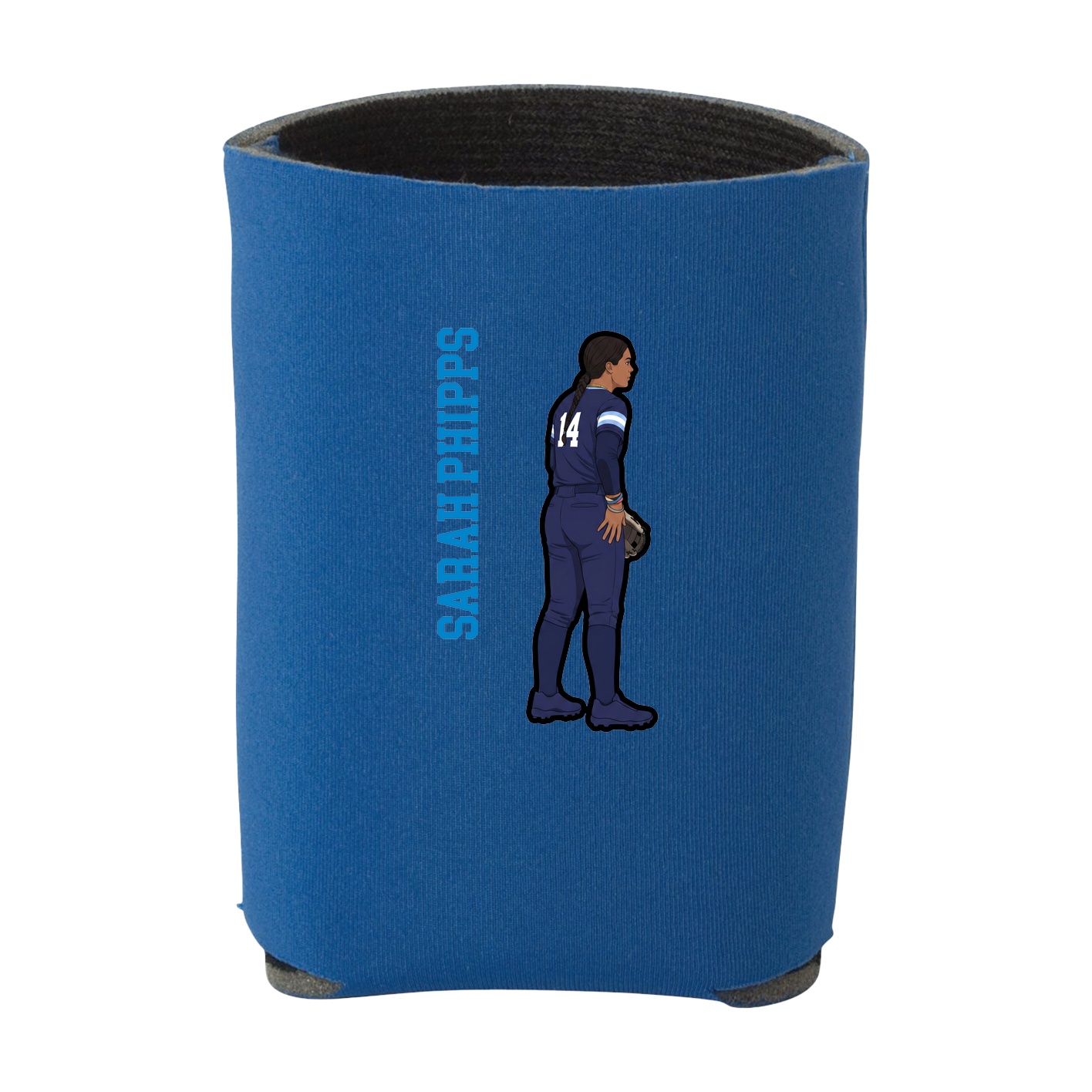Can Holder — Name Vertical in Royal