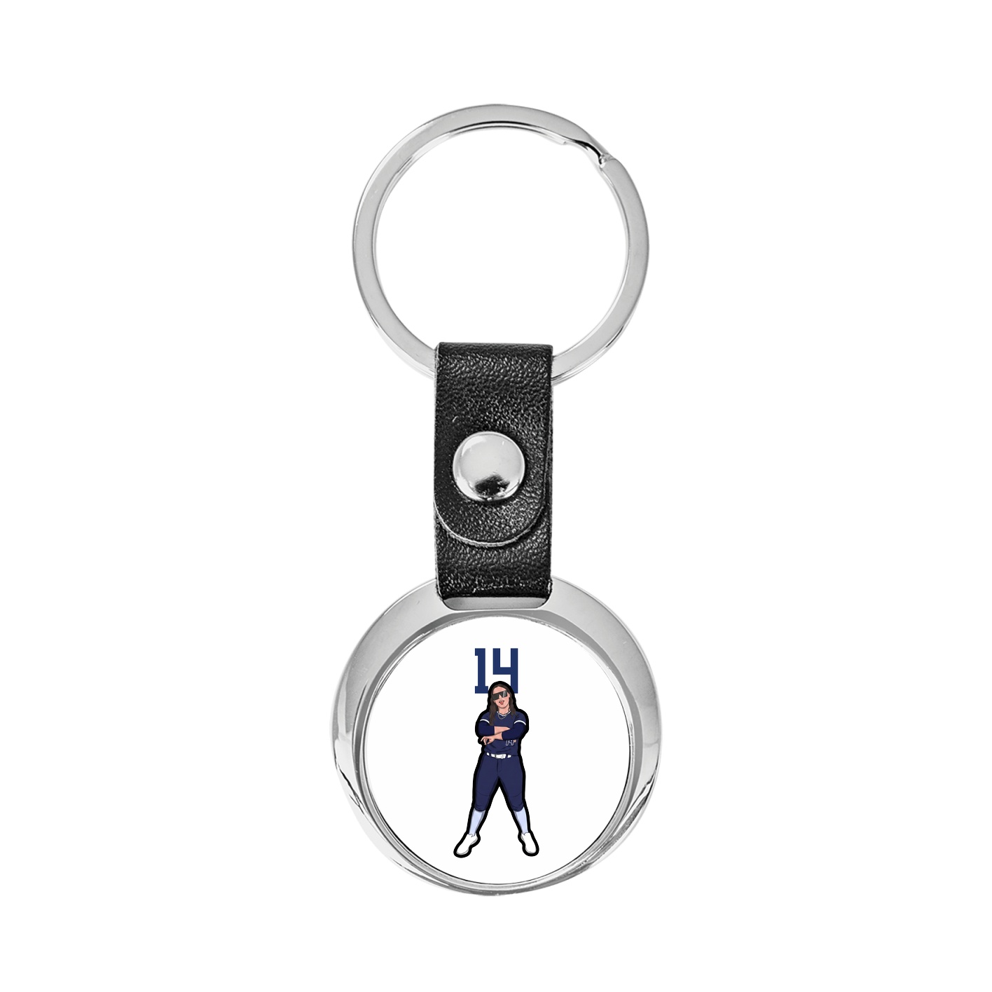 Key Chain — Number Top in Classic