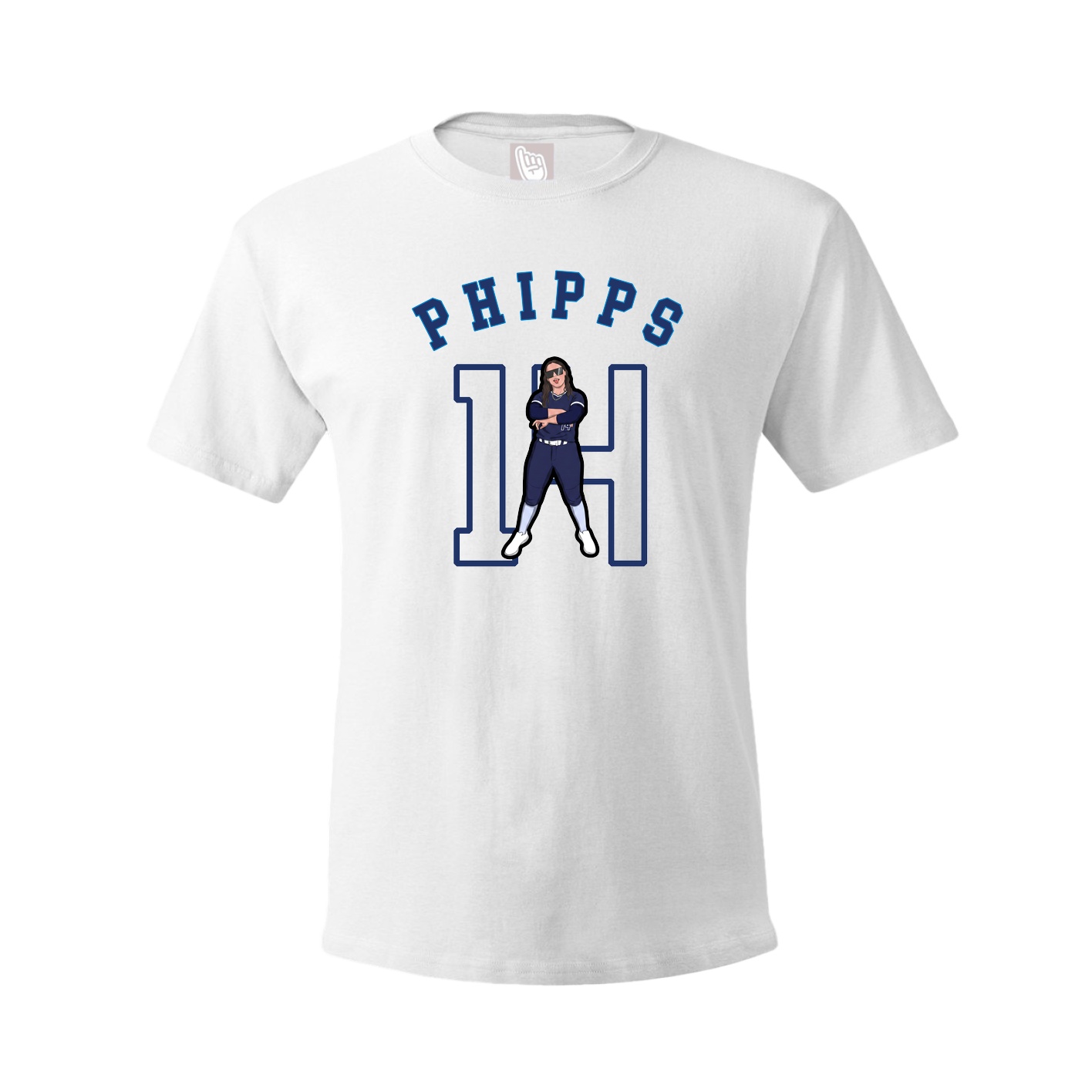 Youth Tee — Shirsey Arch in White
