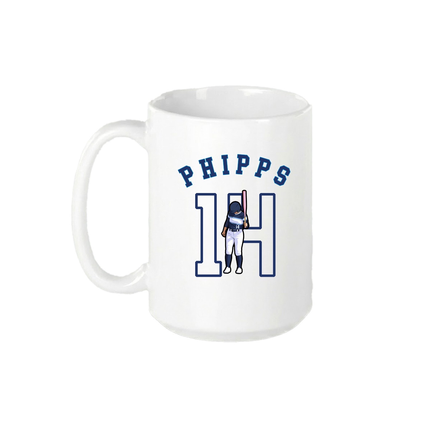 15oz Coffee Mug — Shirsey Arch in White